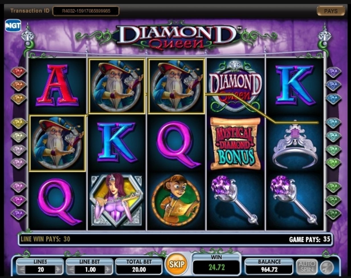 Diamond Queen Slot Machine Online