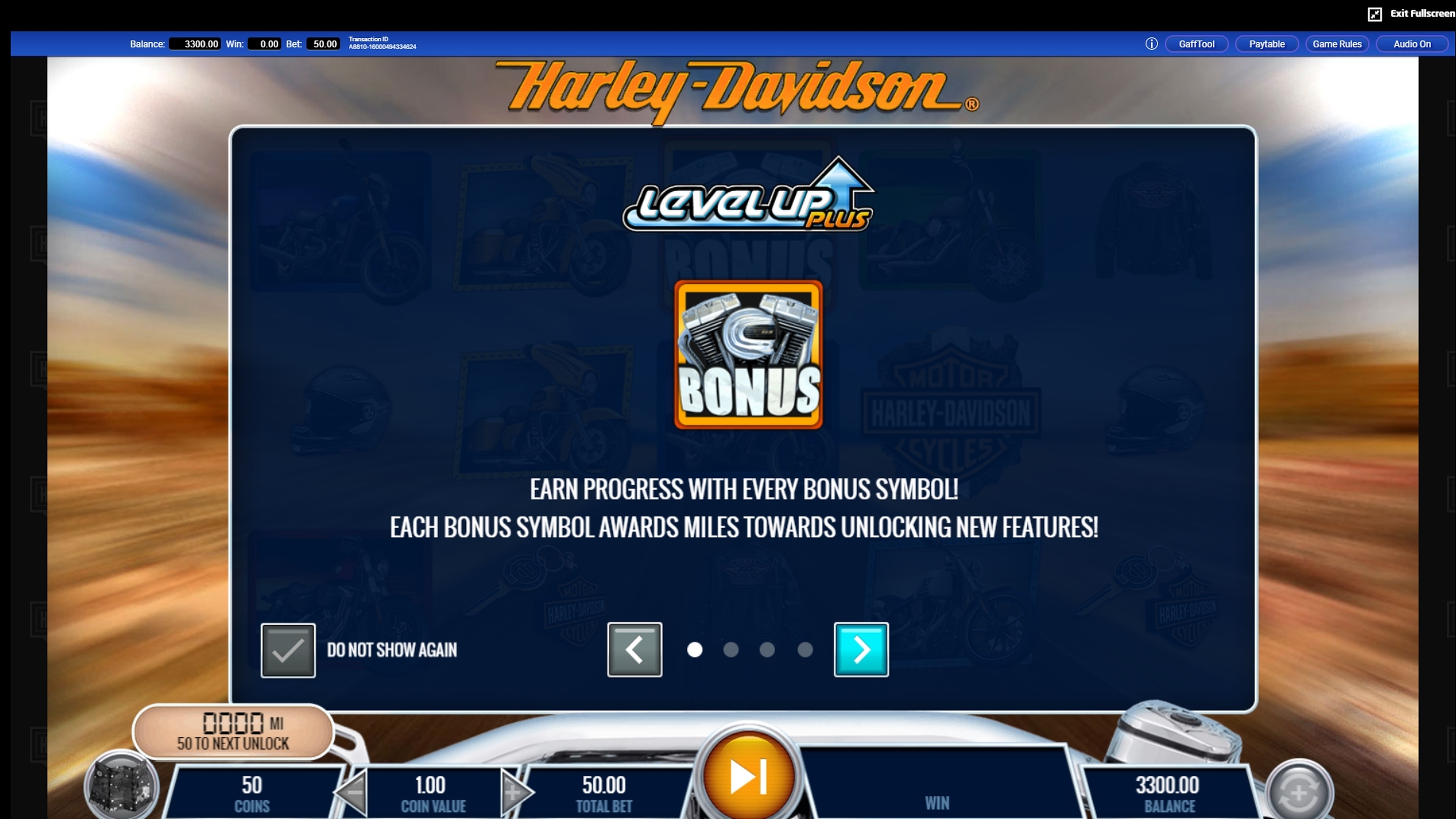Harley-Davidson Freedom Tour Slot Machine