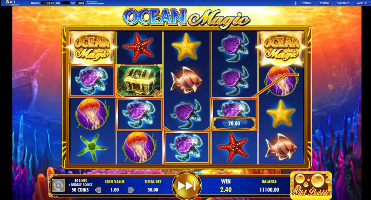 ocean magic slot machine