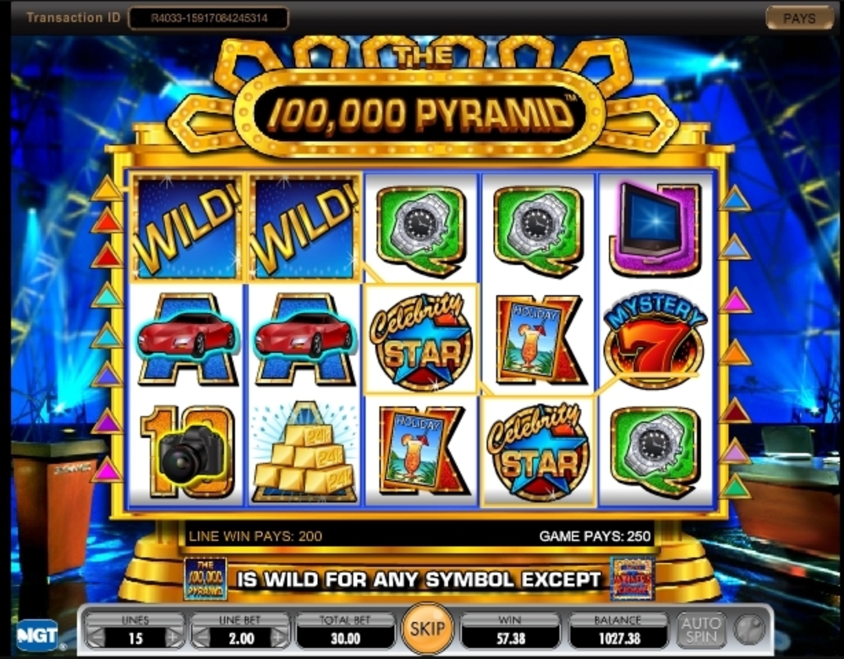 The 100,000 Pyramid demo play, Slot Machine Online by IGT Review ...