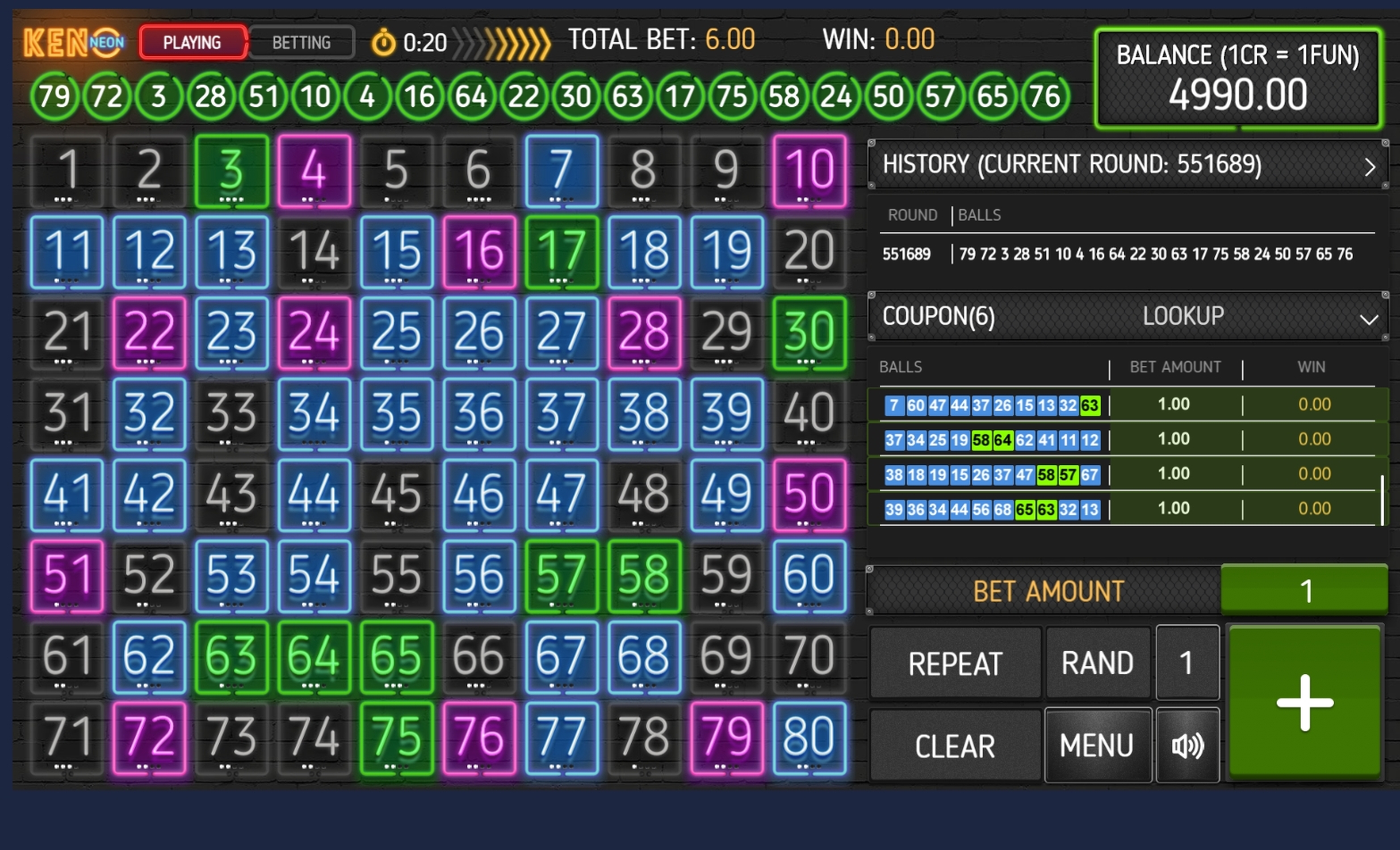 how to play keno slots