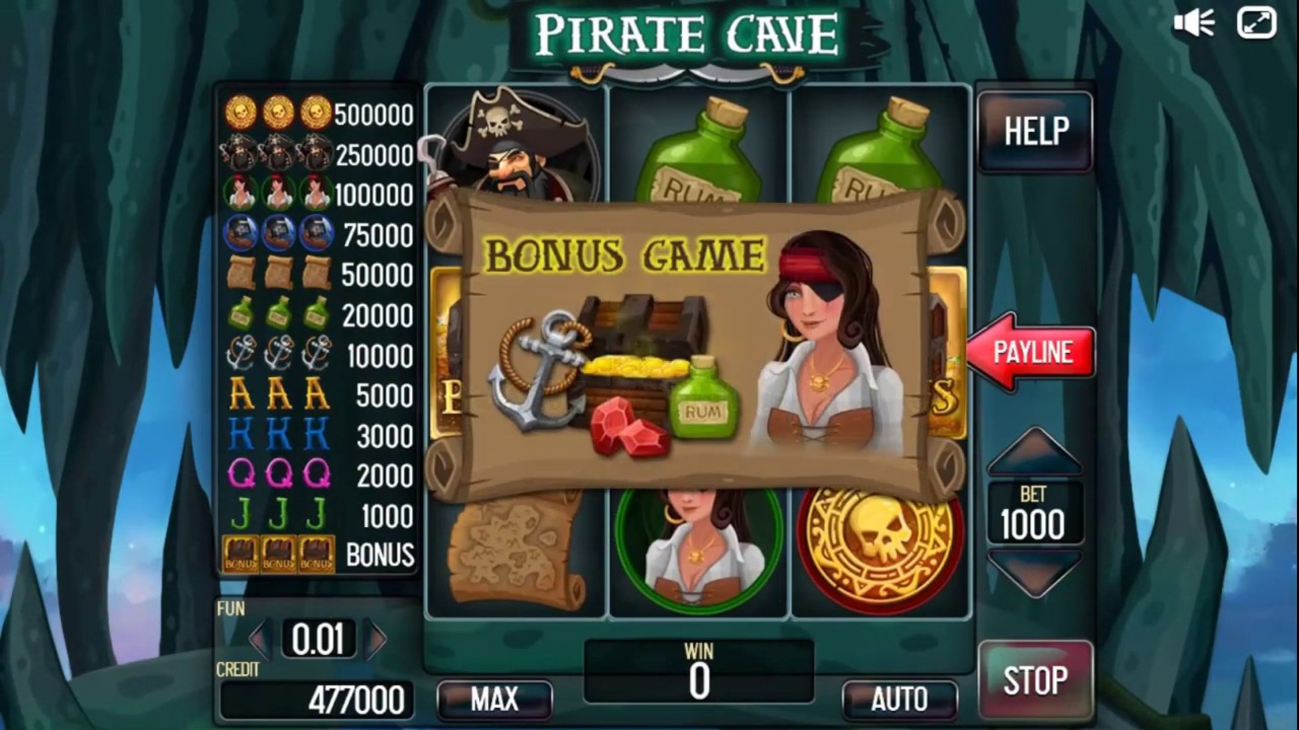 Pirate Cave (3x3) Online Slot Demo Game by Inbet Games