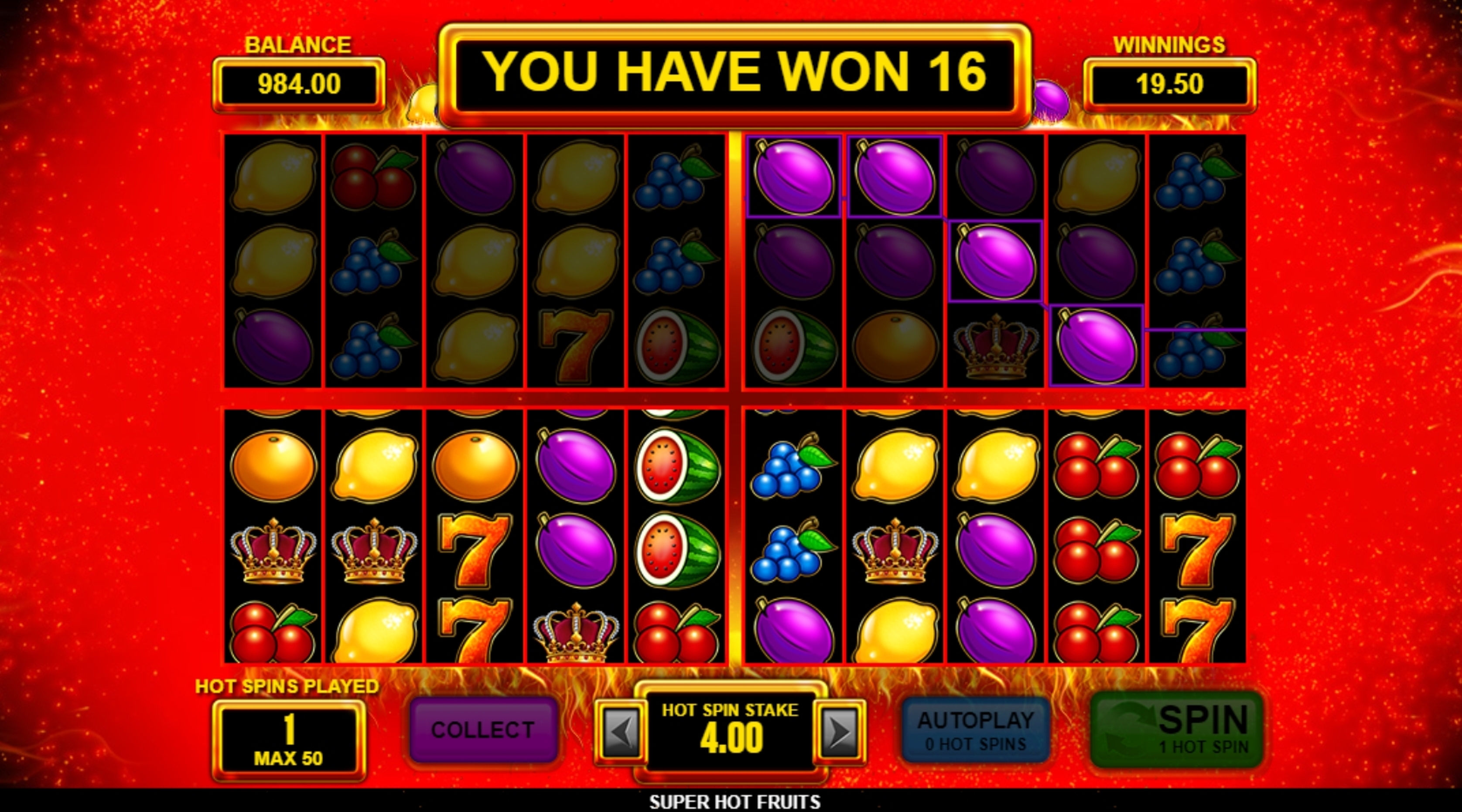 Super Hot Fruits demo play, Slot Machine Online by