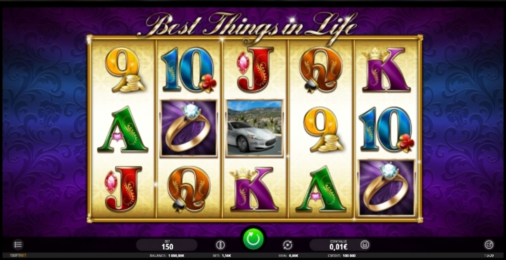 Reels in Best Things in Life Slot Game by iSoftBet