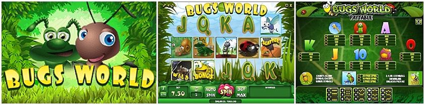 The Bug's World Online Slot Demo Game by iSoftBet