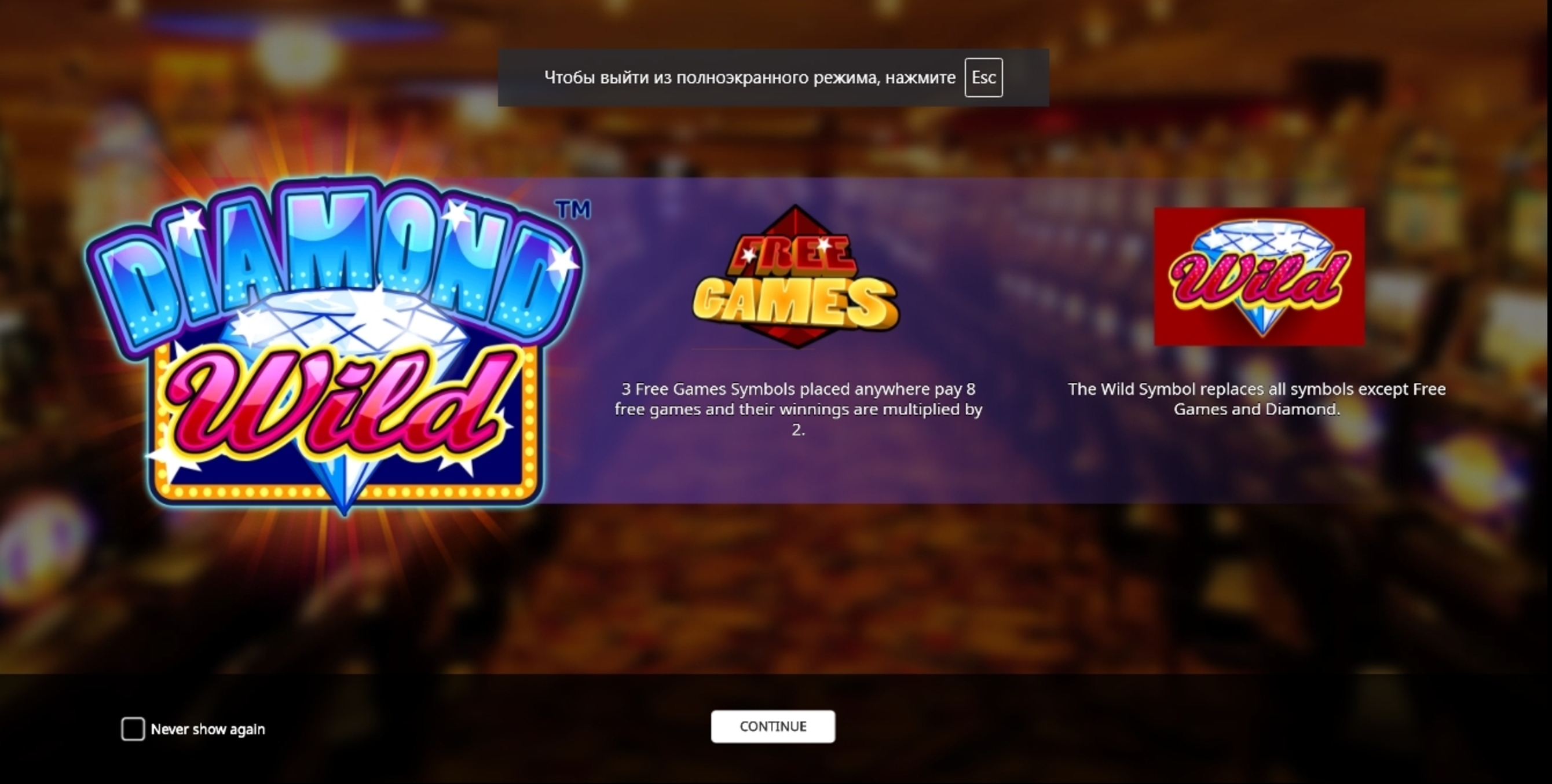 Play Diamond Wild Free Casino Slot Game by iSoftBet