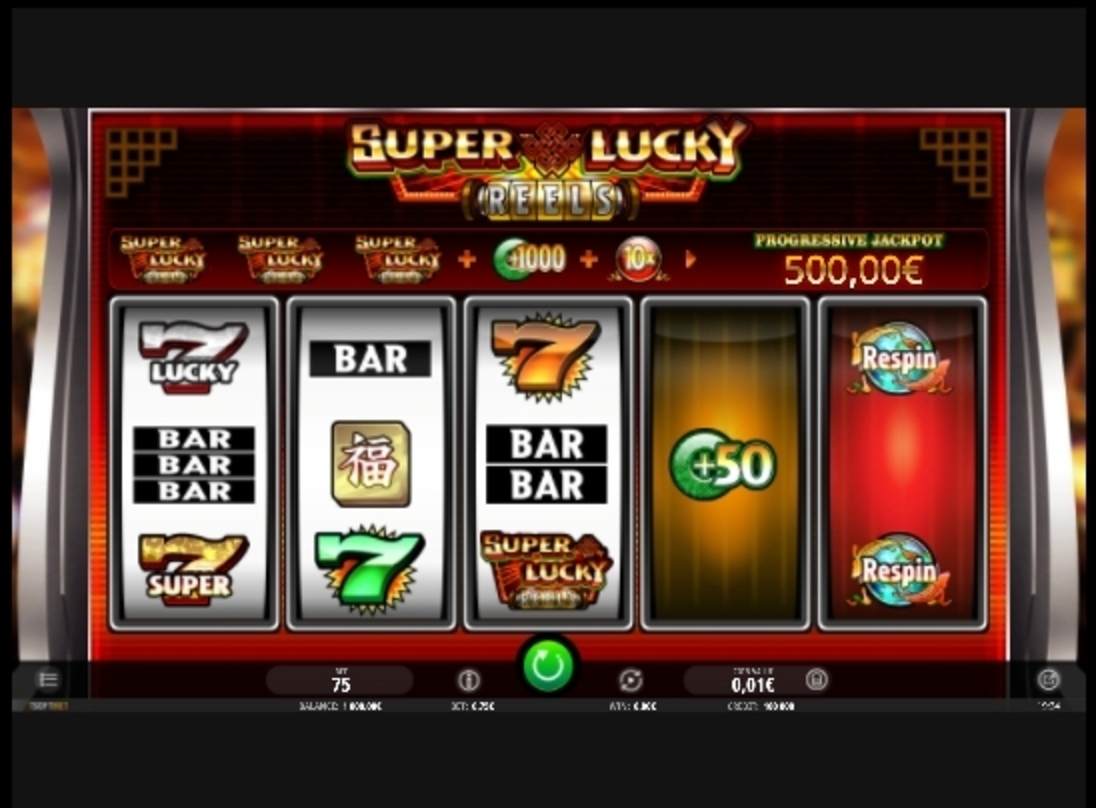 Reels in Super Lucky Reels Slot Game by iSoftBet