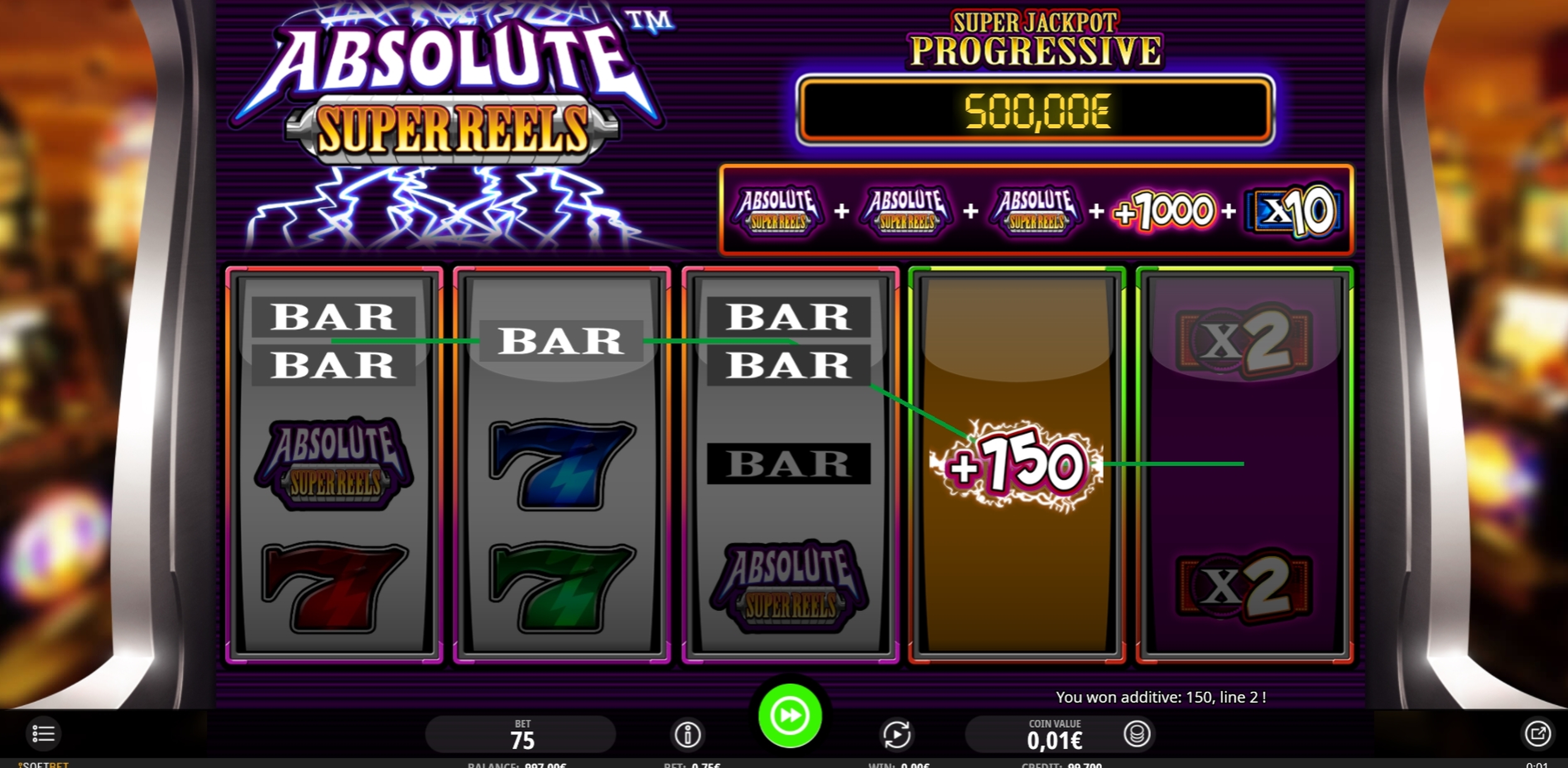 Win Money in Super Multitimes Progressive Free Slot Game by iSoftBet