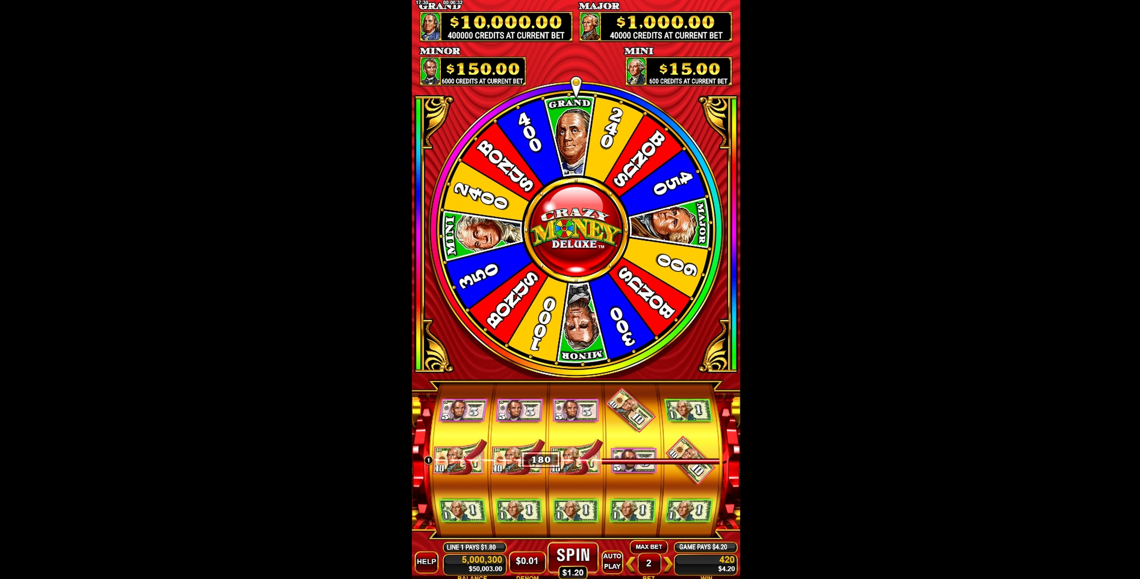 how to play crazy money slot machine