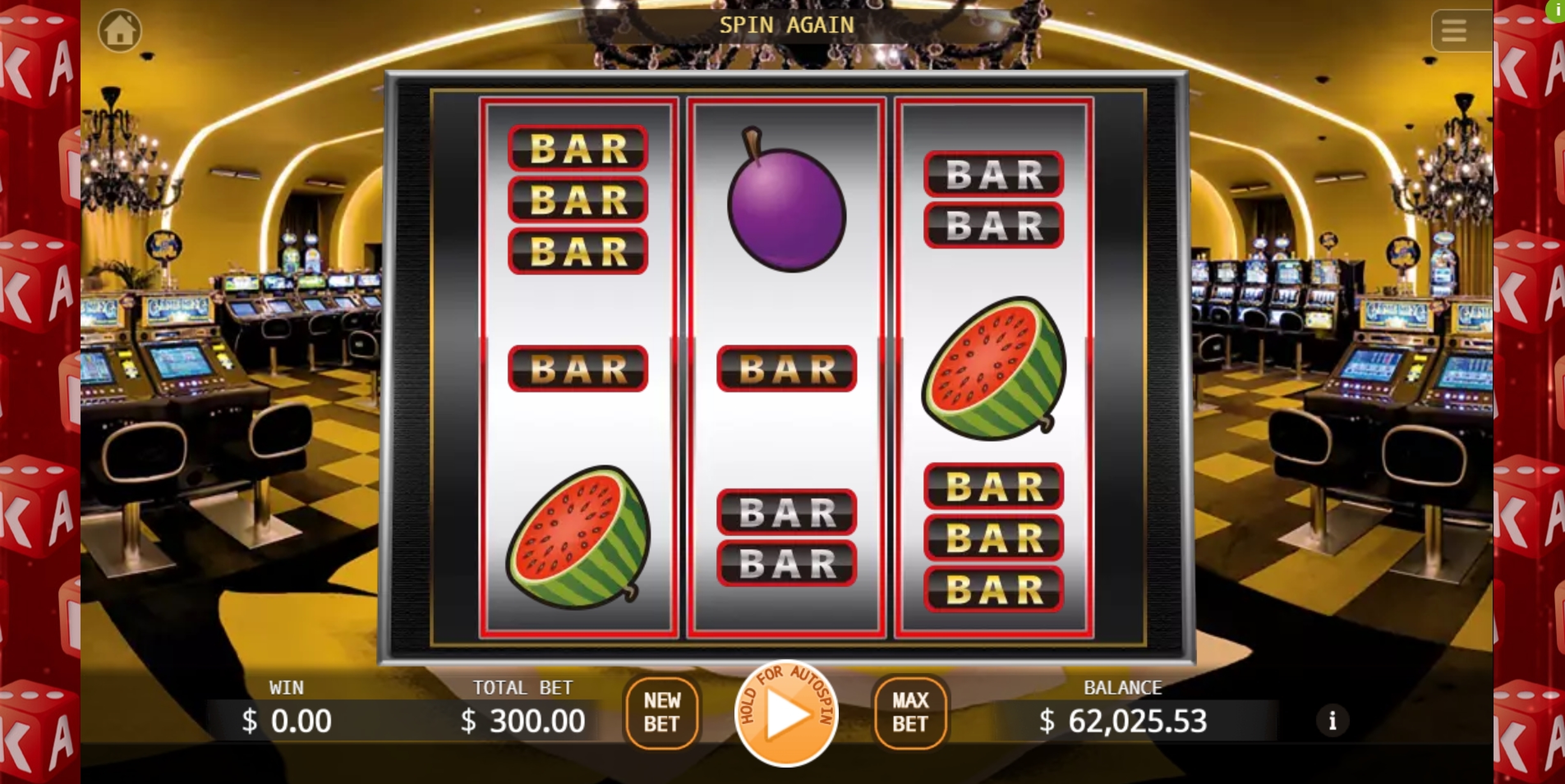 Reels in 777 Vegas Slot Game by KA Gaming