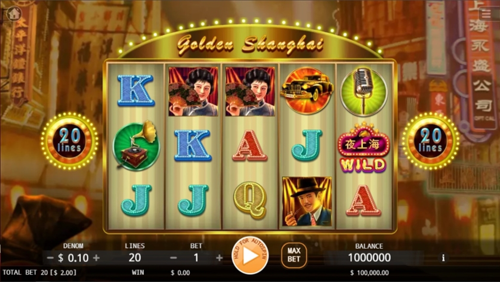 The Golden Shanghai Online Slot Demo Game by KA Gaming