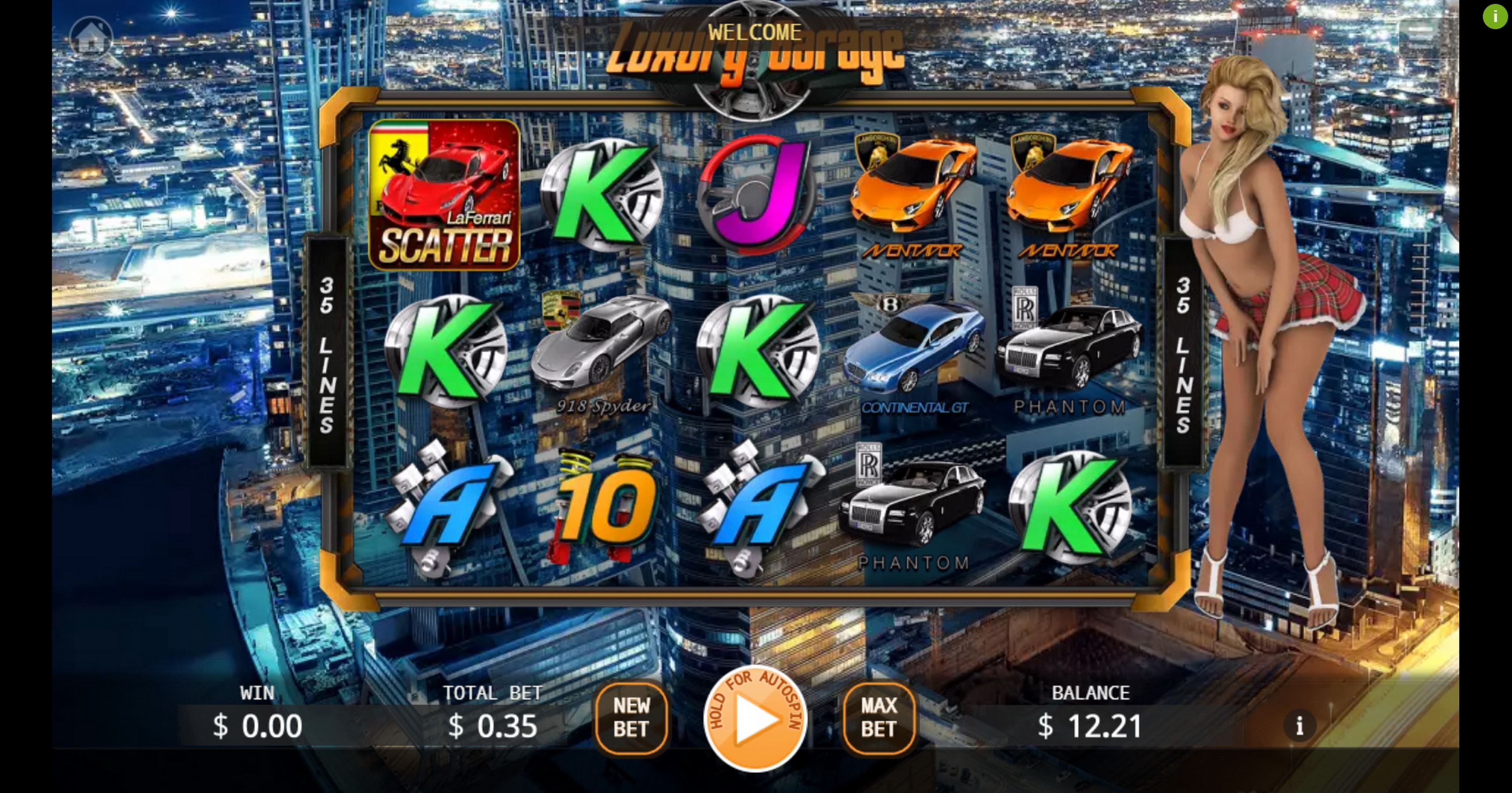 Reels in Luxury Garage Slot Game by KA Gaming