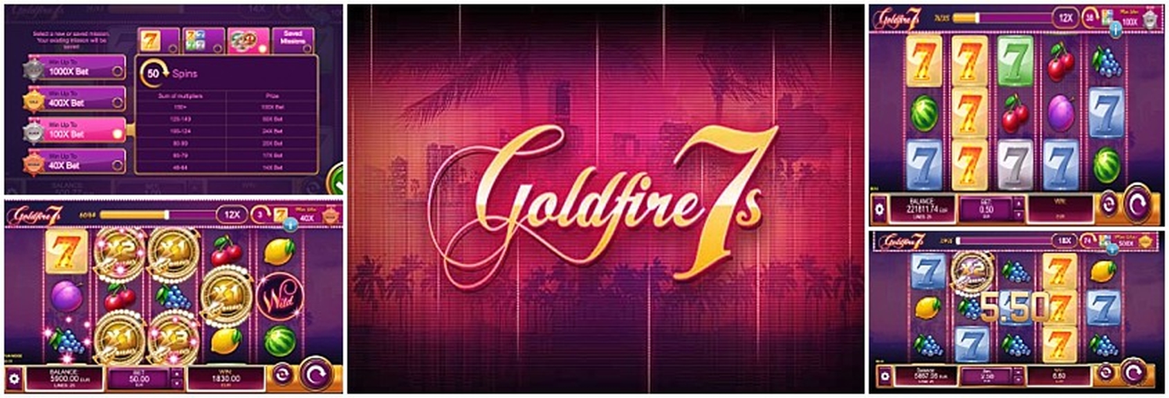 The Goldfire 7s Missions Online Slot Demo Game by Kalamba Games