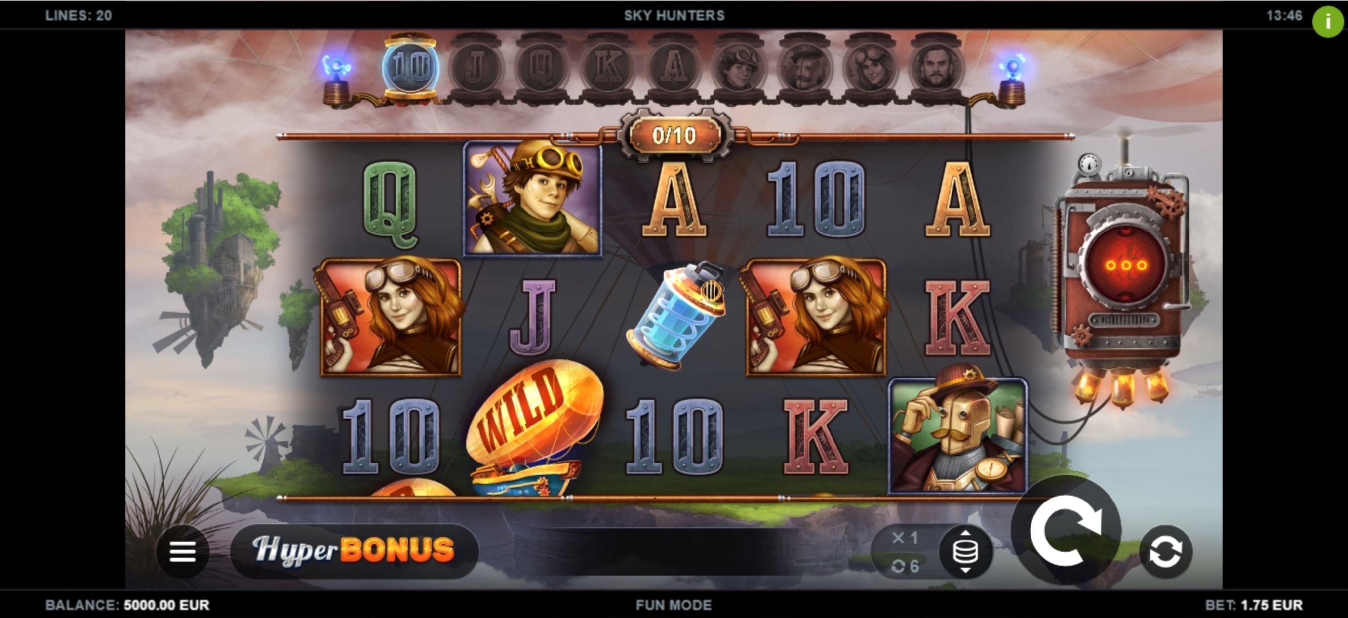 Sky Hunters Slot game - #casino #slotmachine
