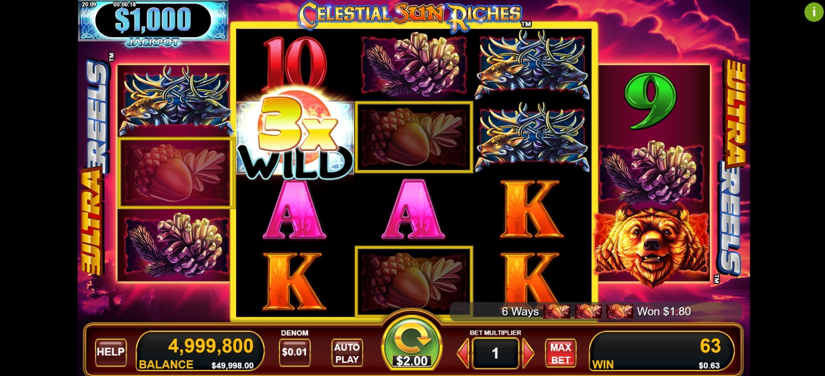 Multiplier Riches Slot Machine