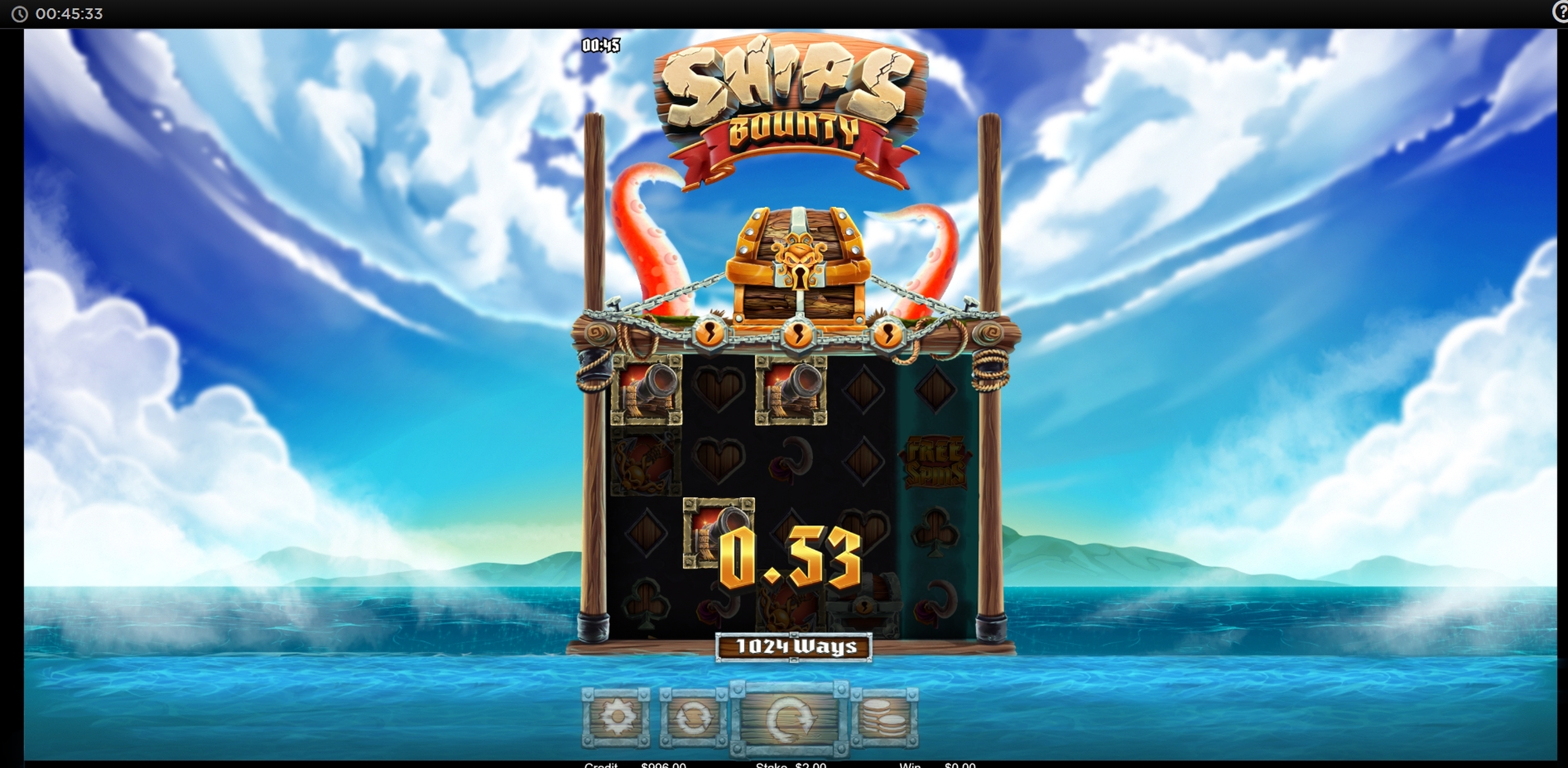Win Money in Ships Bounty Free Slot Game by Live 5 Gaming
