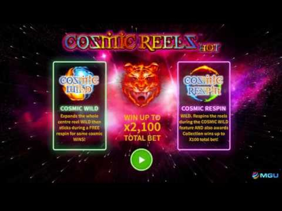 Reels in Cosmic Reels Hot Slot Game by MetaGU