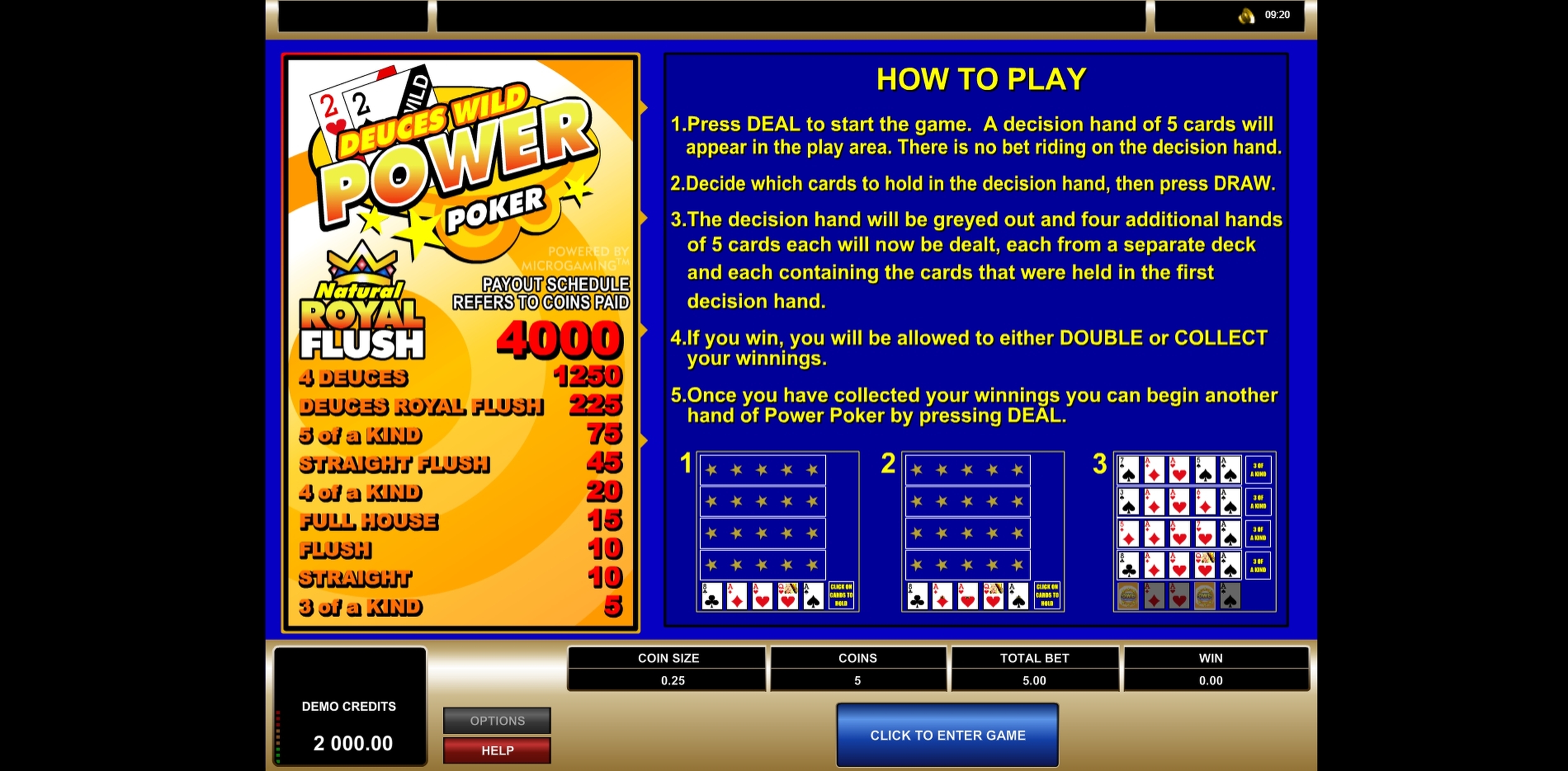 Play Deuces Wild MH (Microgaming) Free Casino Slot Game by Microgaming
