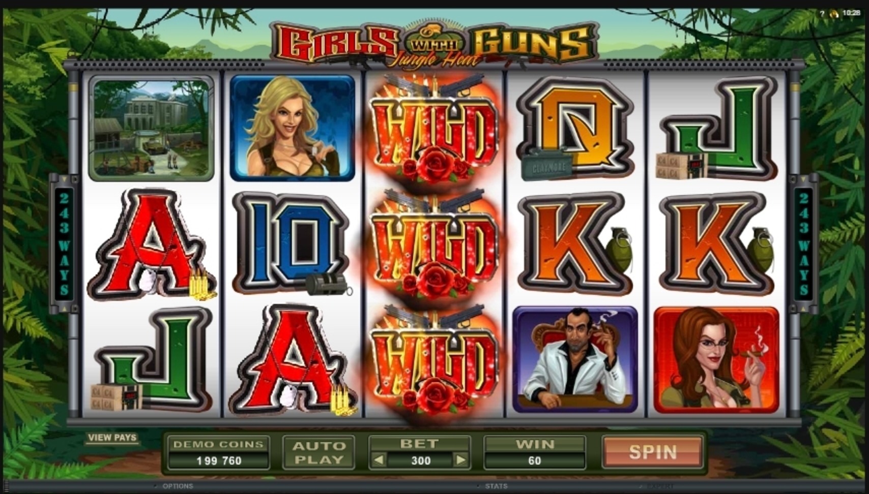Win Money in Girls With Guns Free Slot Game by Microgaming