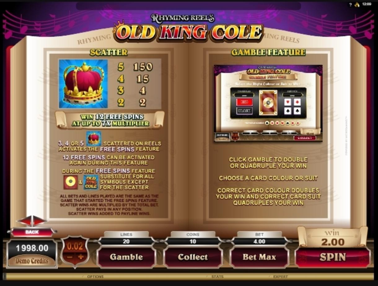 Old King Cole Slot