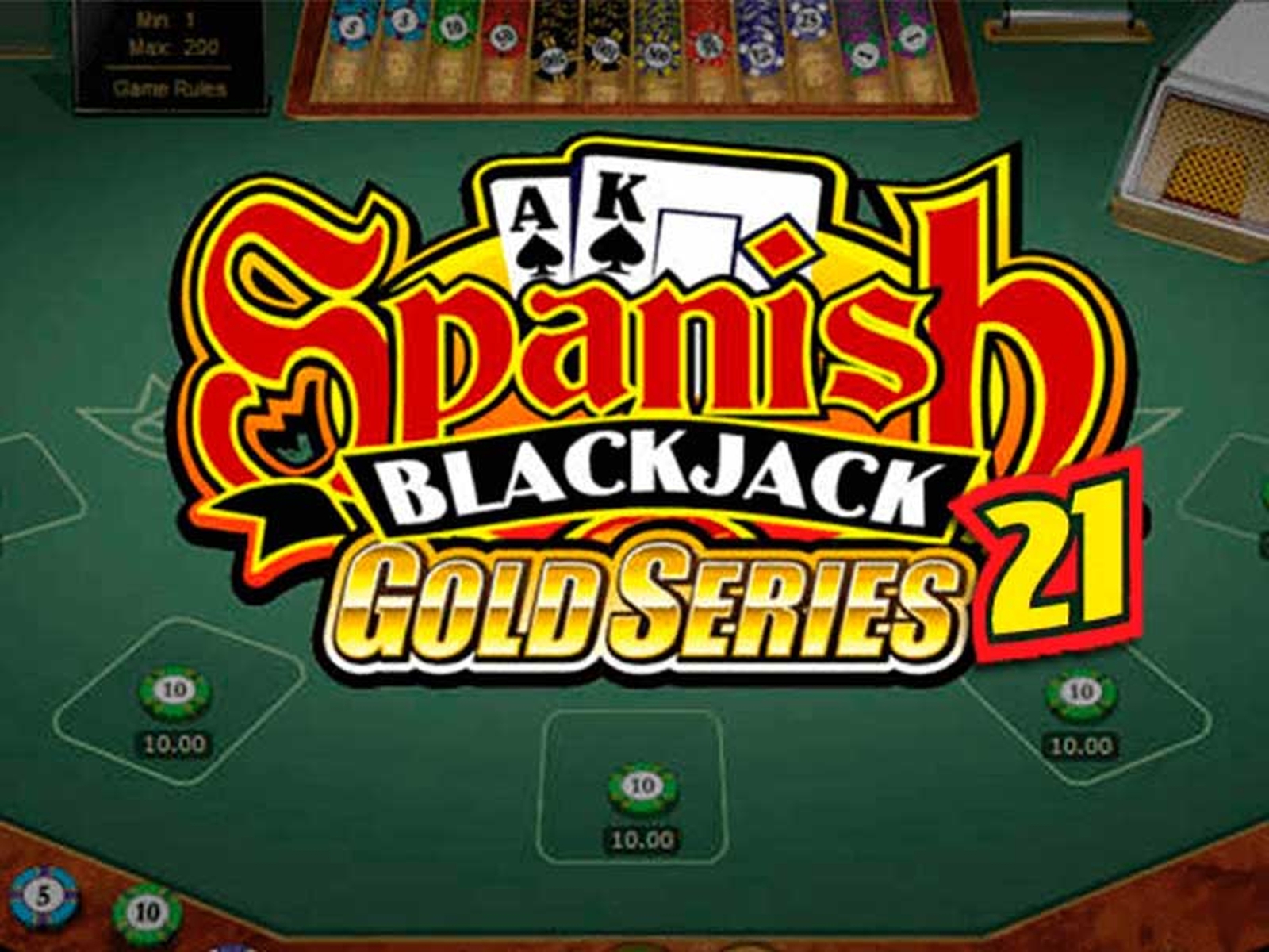 The Spanish 21 Blackjack Gold Online Slot Demo Game by Microgaming