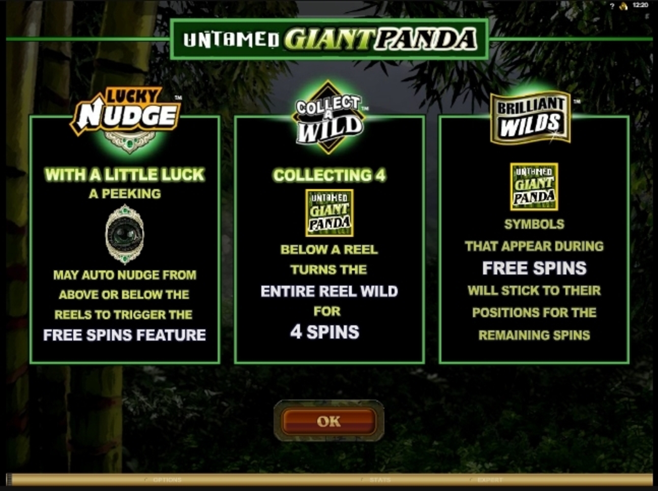 Play Untamed Giant Panda Free Casino Slot Game by Microgaming