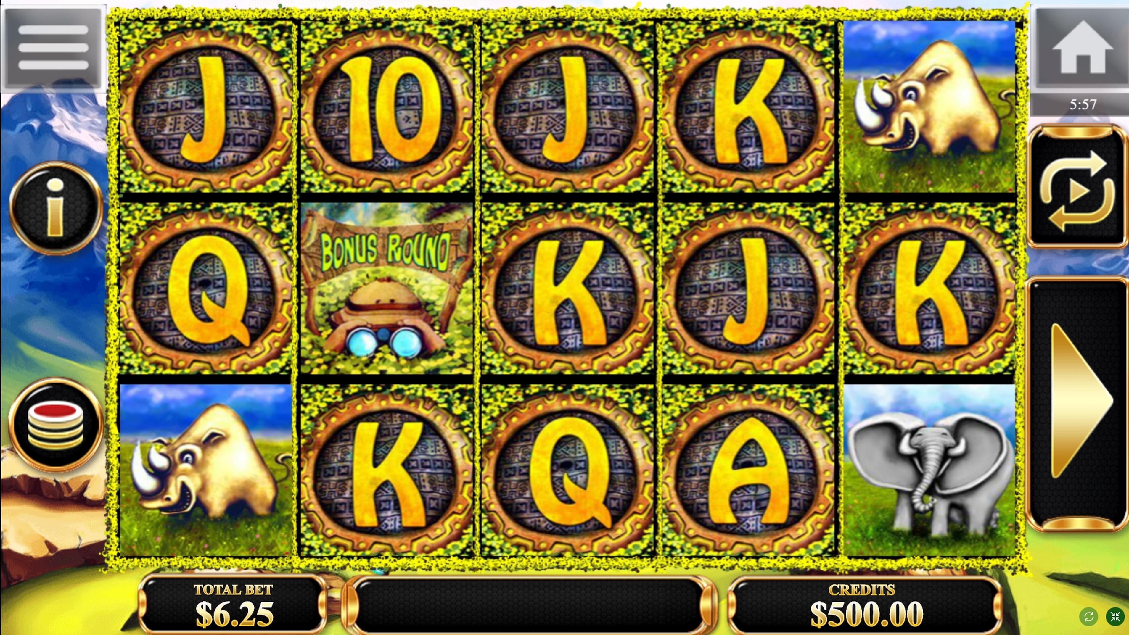Reels in Big Game Safari Slot Game by Multislot