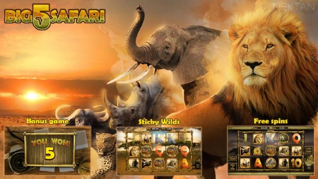 The Big 5 Safari Online Slot Demo Game by Nektan