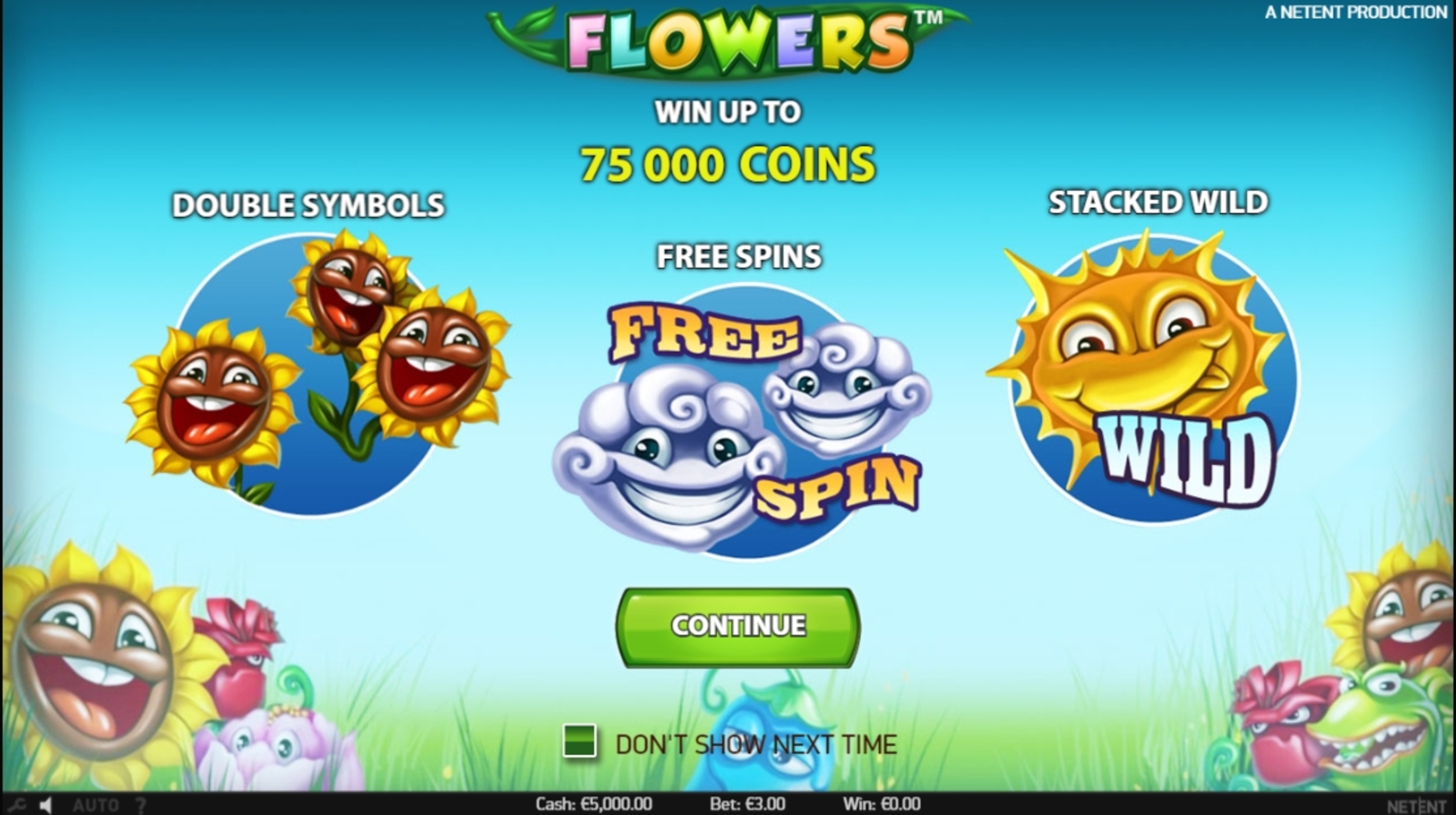 Play Flowers Free Casino Slot Game by NetEnt