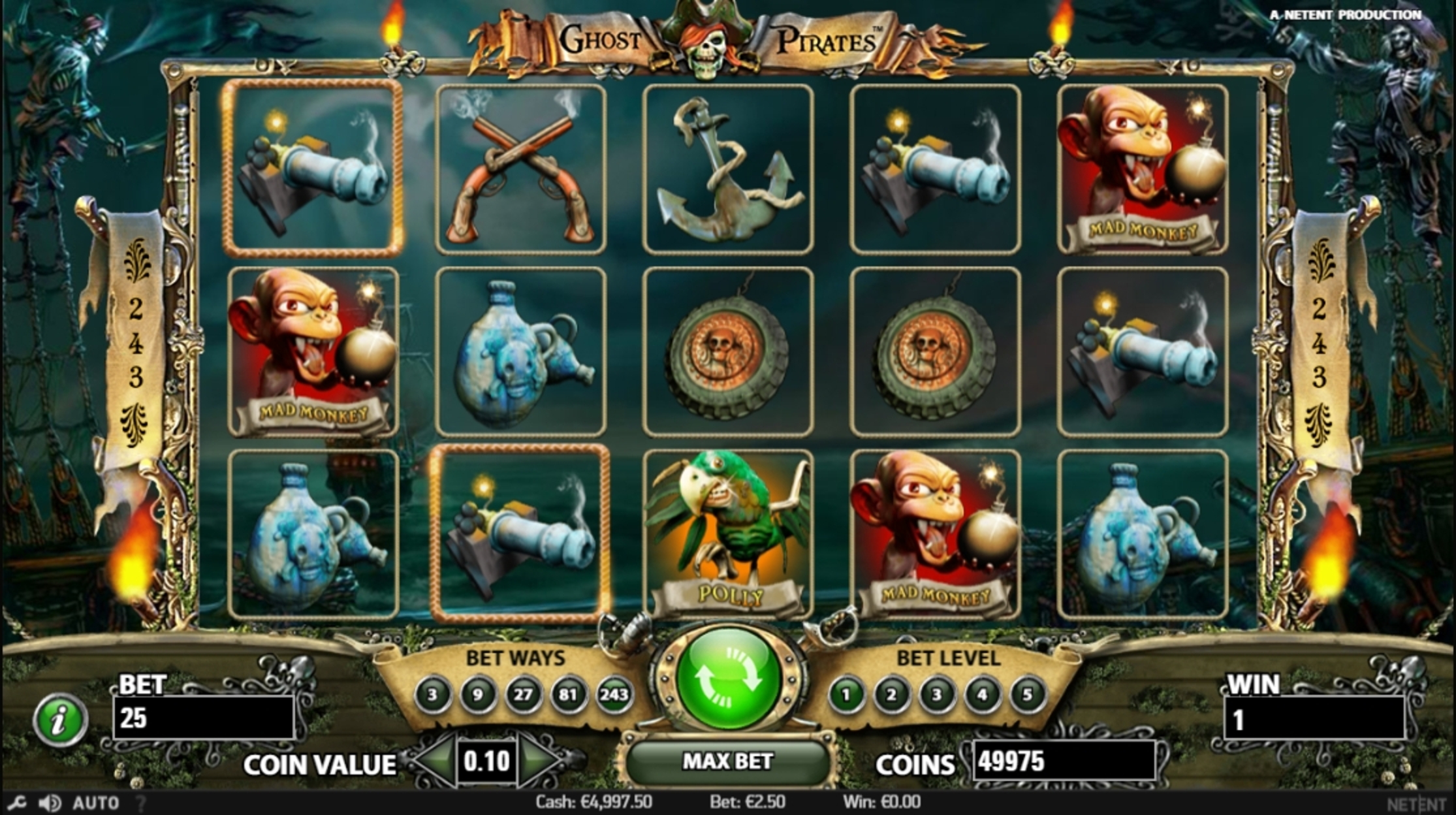Ghost Pirates Slot BONUS GAME