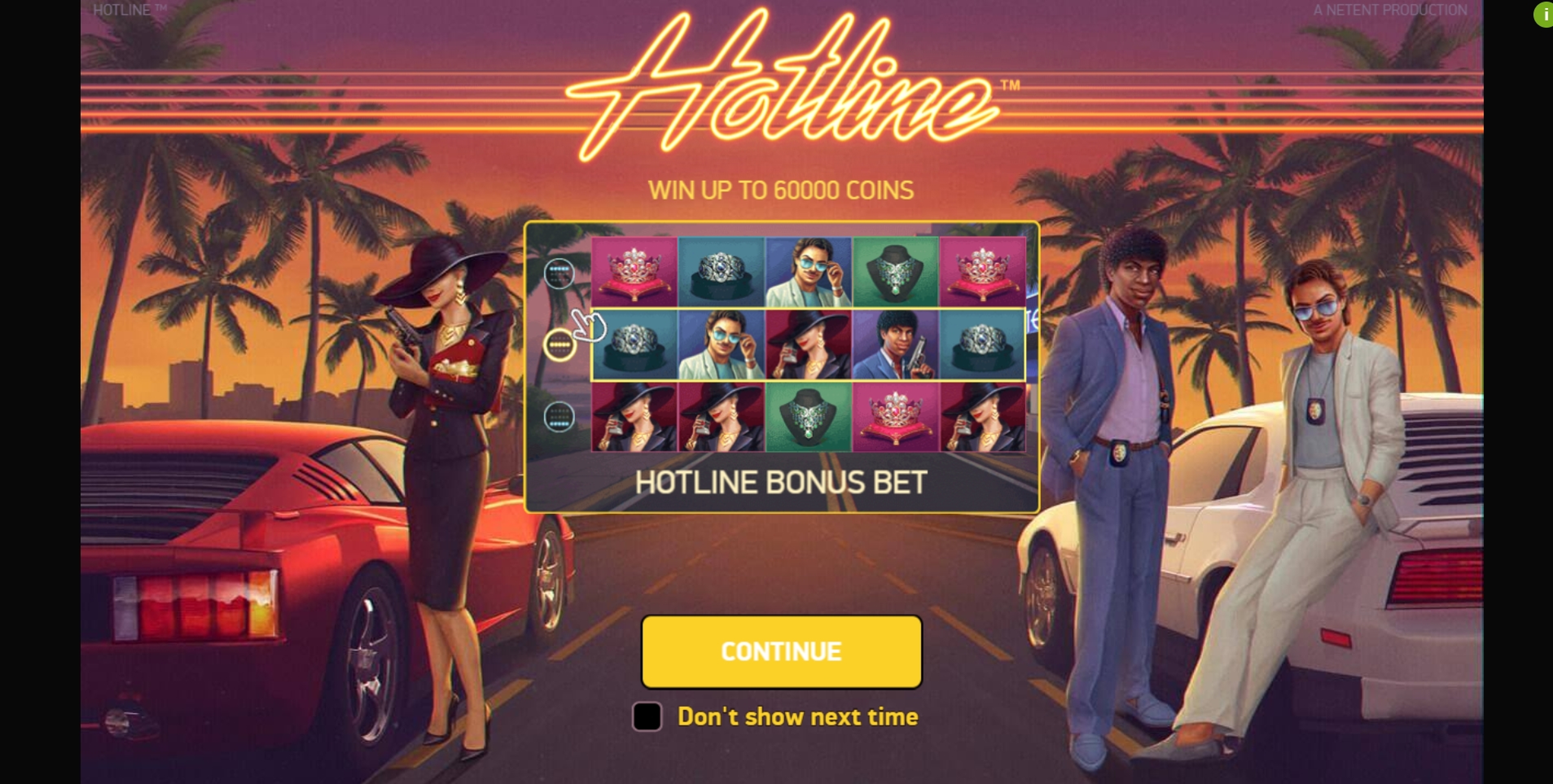 Play Hotline Free Casino Slot Game by NetEnt