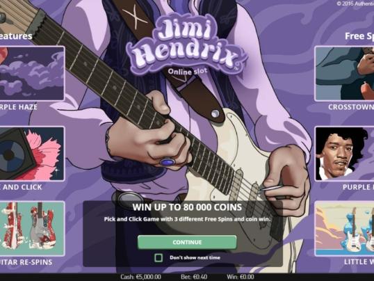 Jimmy Hendrix Slot