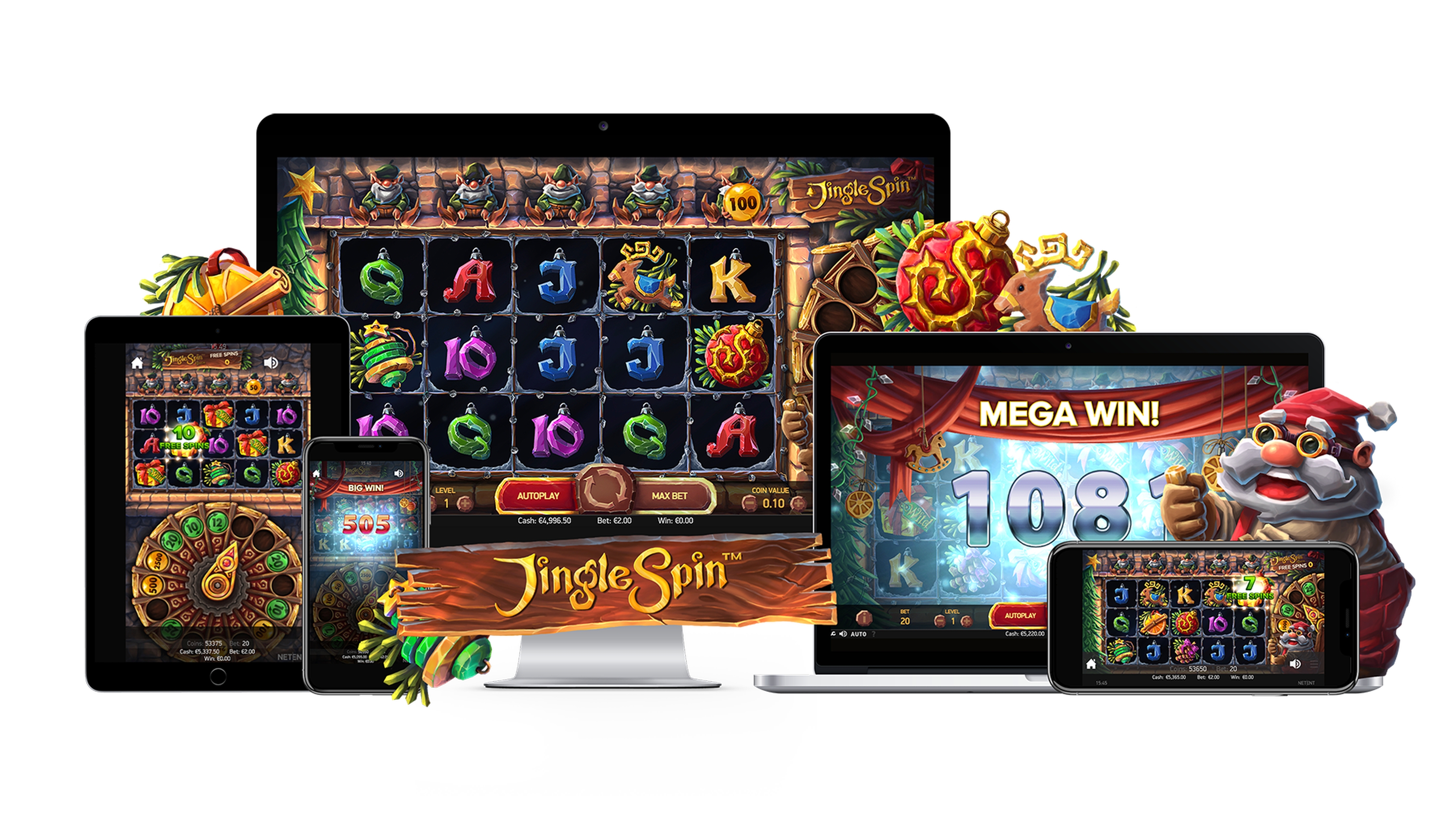 The Jingle Spin Online Slot Demo Game by NetEnt