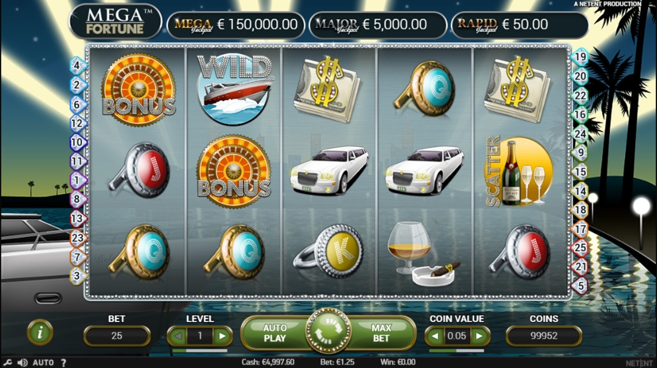 Mega Fortune Slot Machine