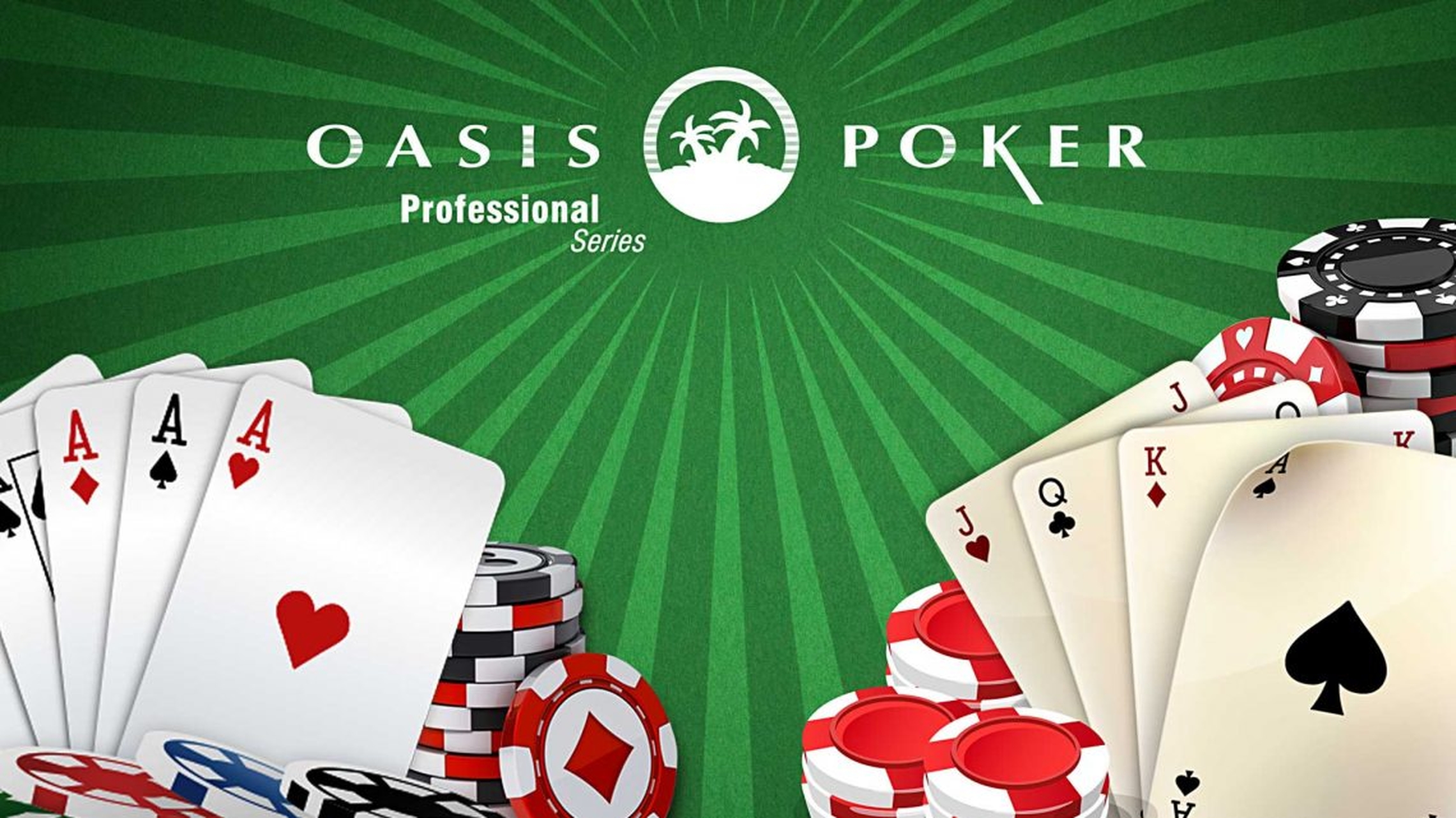 The Oasis Poker Professional Series Low Limit Online Slot Demo Game by NetEnt