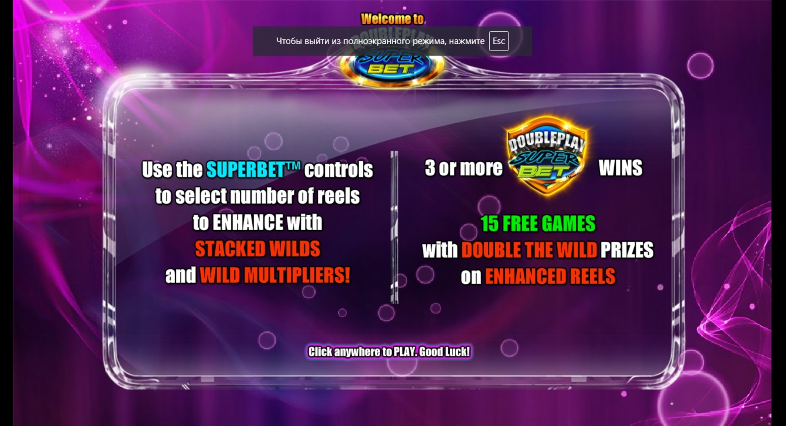 Wild Play Superbet No Download Slot