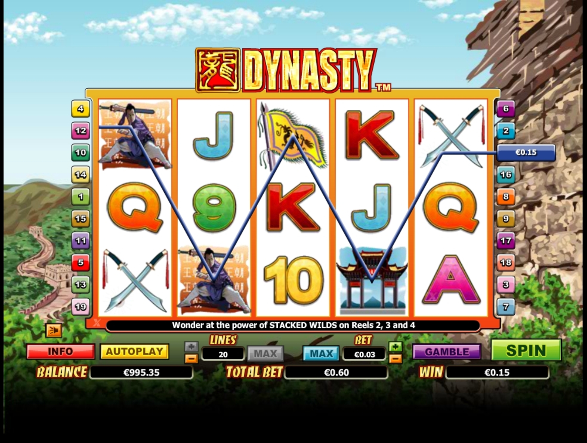 Win Money in Dynasty Free Slot Game by NextGen Gaming