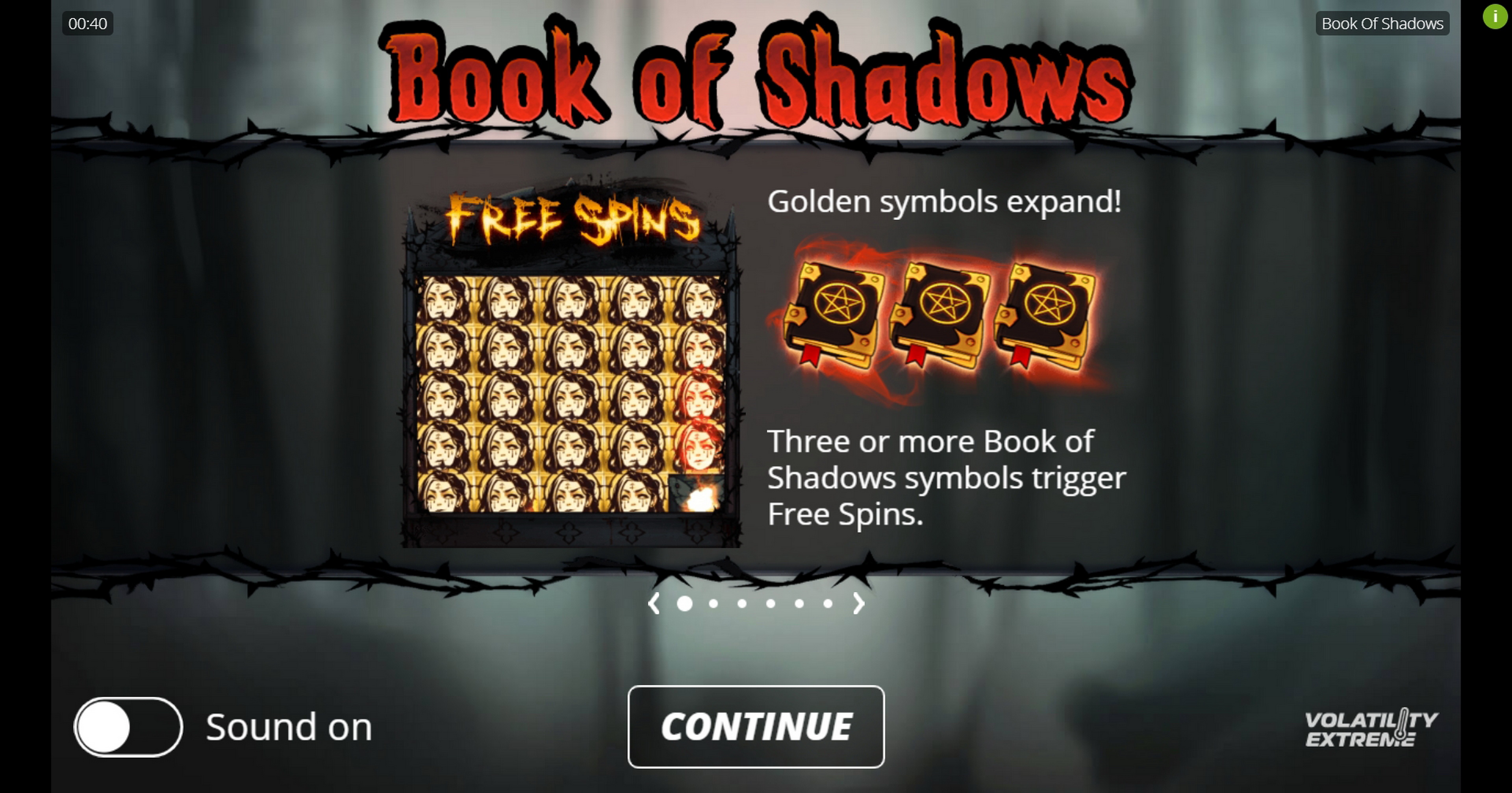 Play Book of Shadows Free Casino Slot Game by Nolimit City