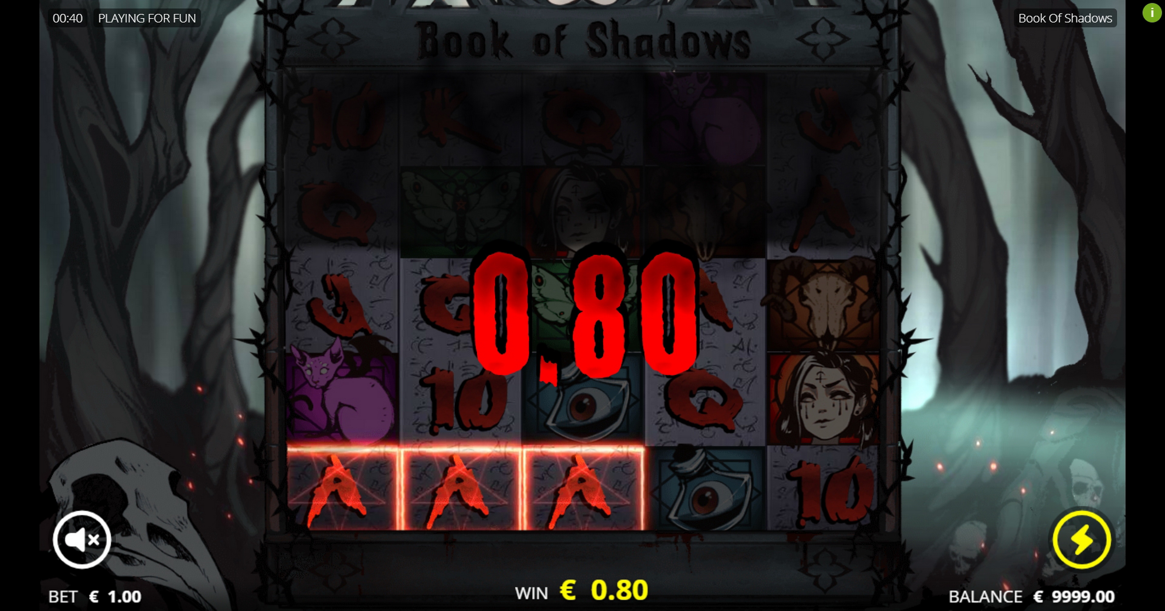 Win Money in Book of Shadows Free Slot Game by Nolimit City
