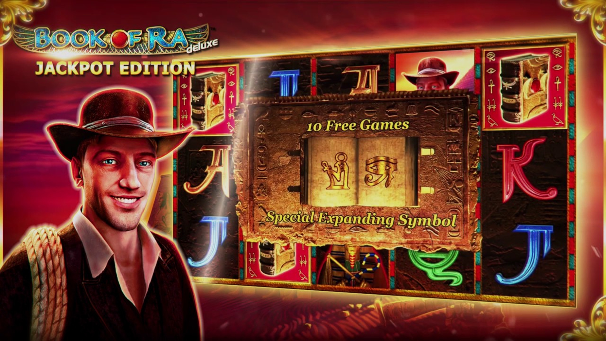 The Book of Ra Deluxe Jackpot Edition Online Slot Demo Game by Novomatic