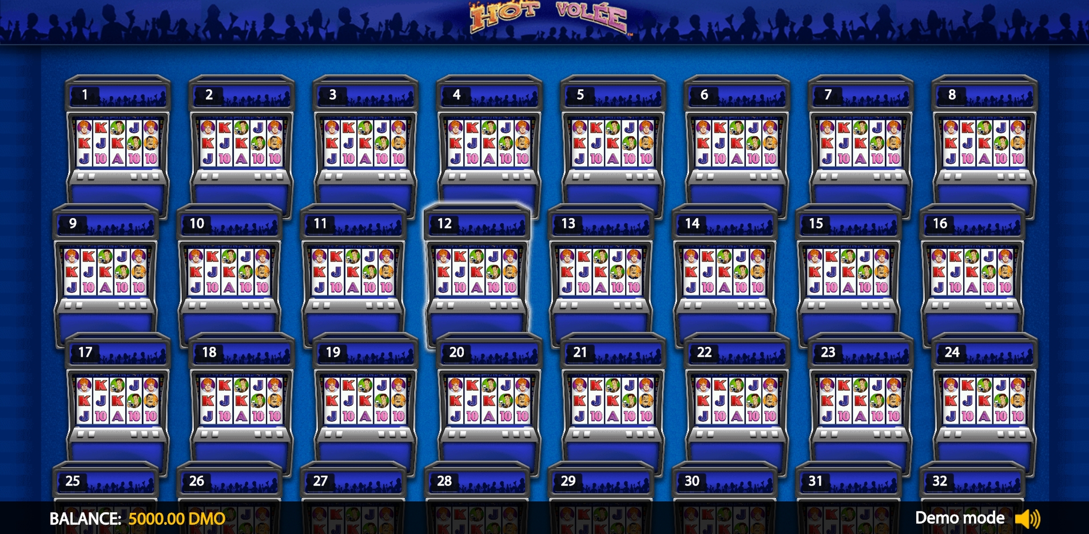 Play Hot Volee Deluxe Free Casino Slot Game by Novomatic