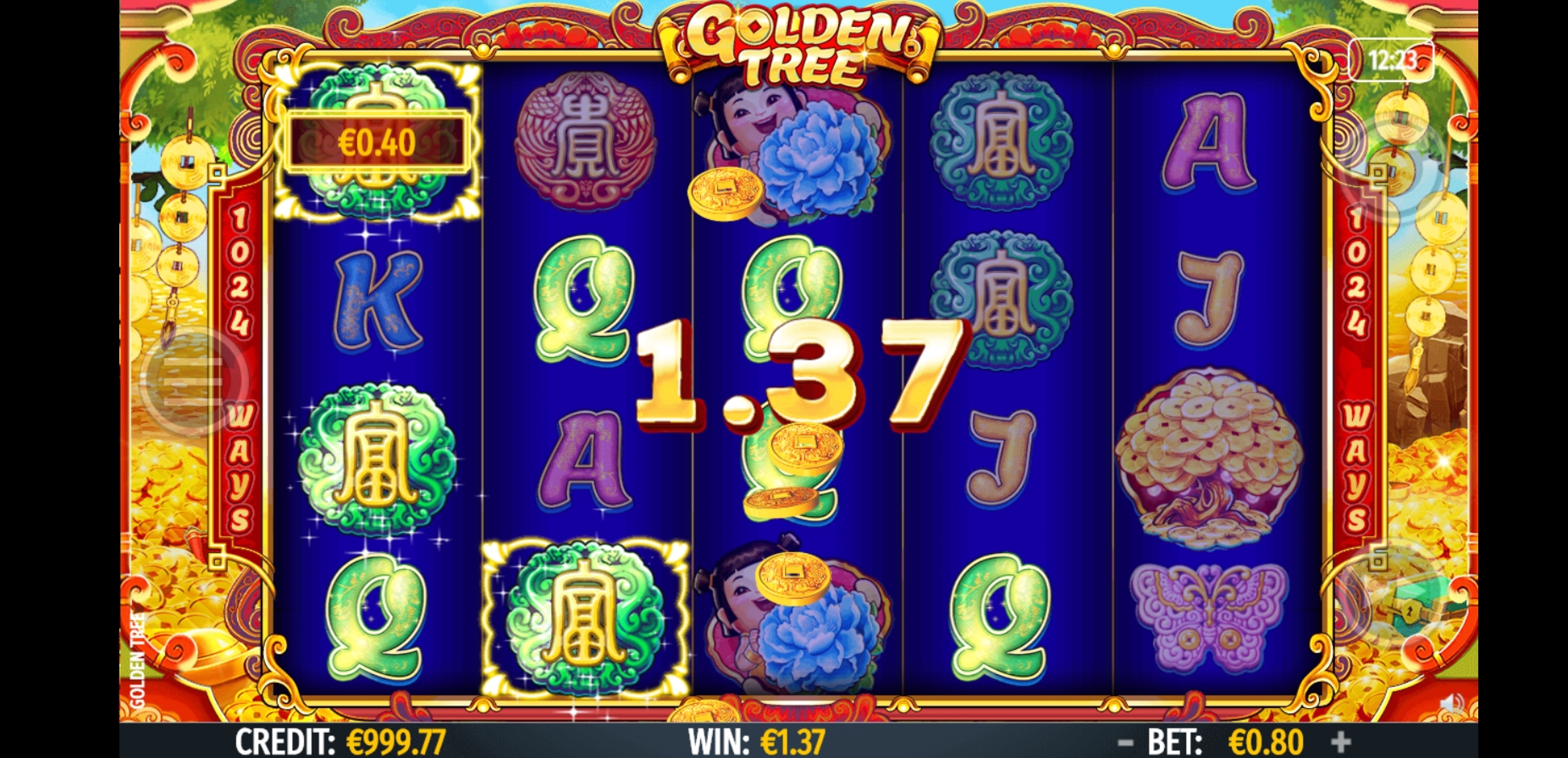 Win Money in Golden Tree Free Slot Game by Octavian Gaming