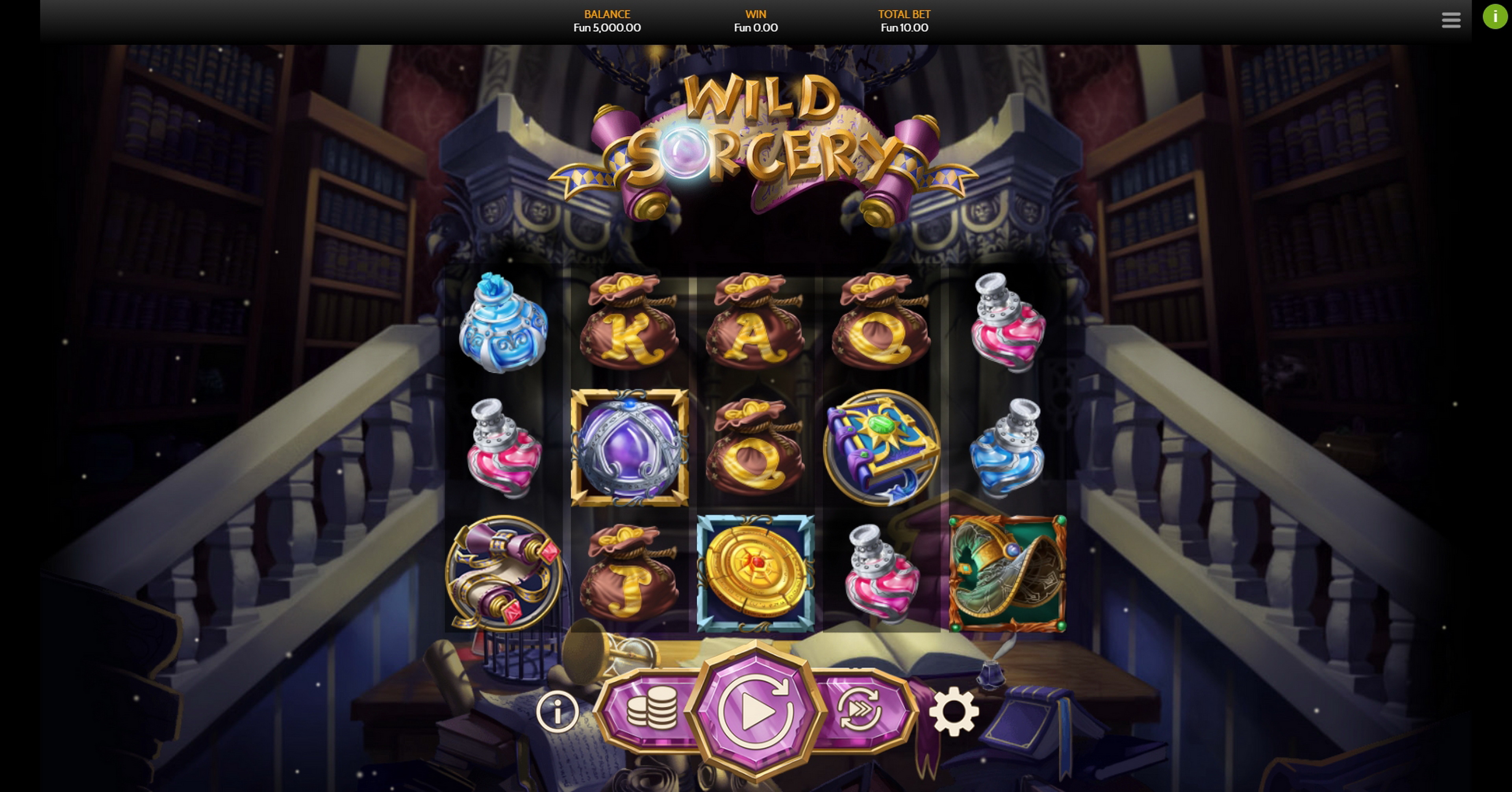 Reels in Wild Sorcery Slot Game by OneTouch Games
