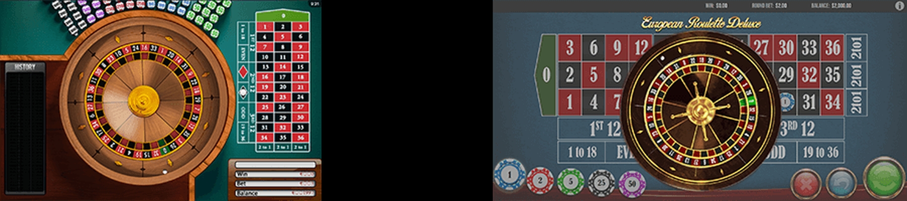 European Roulette Deluxe Online Slot Demo Game by PariPlay
