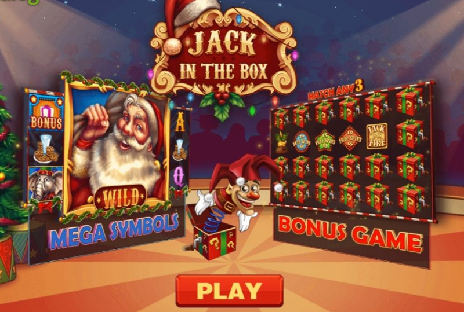 Jack in the Box Christmas Edition Online Slot Demo Game by PariPlay