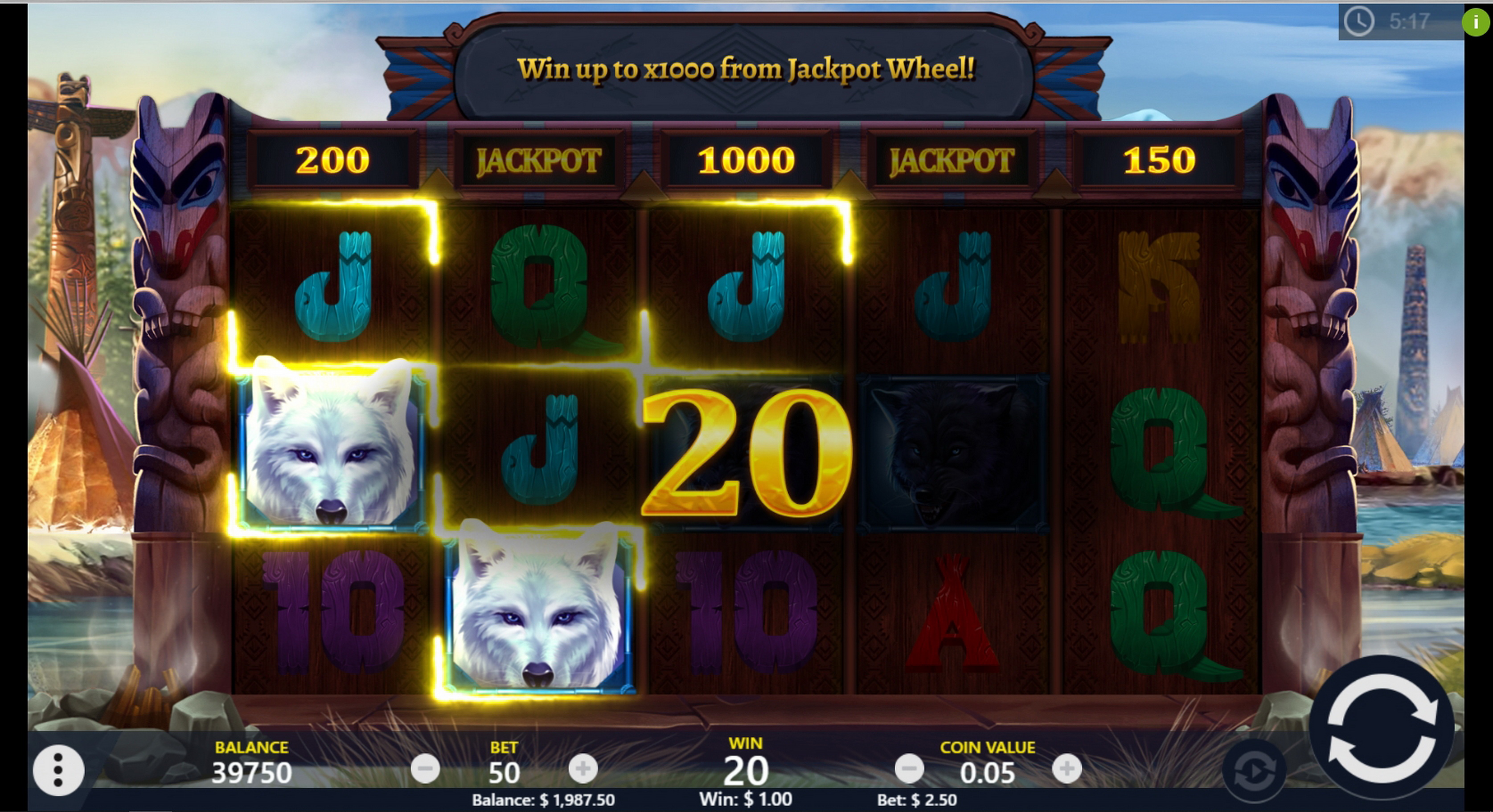 Win Money in Wolf Riches Free Slot Game by PariPlay