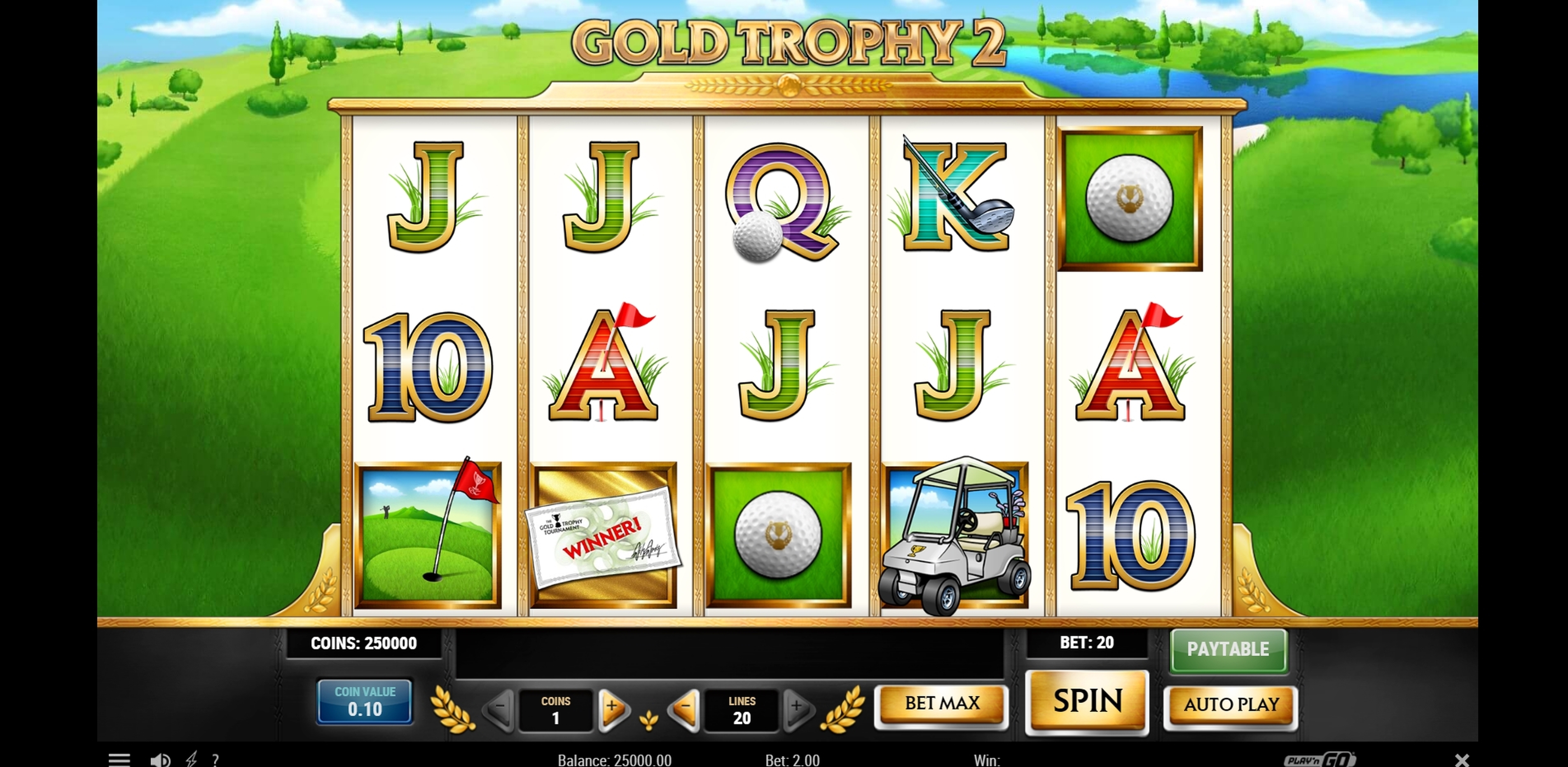 Reels in Gold Trophy 2 Slot Game by Playn GO