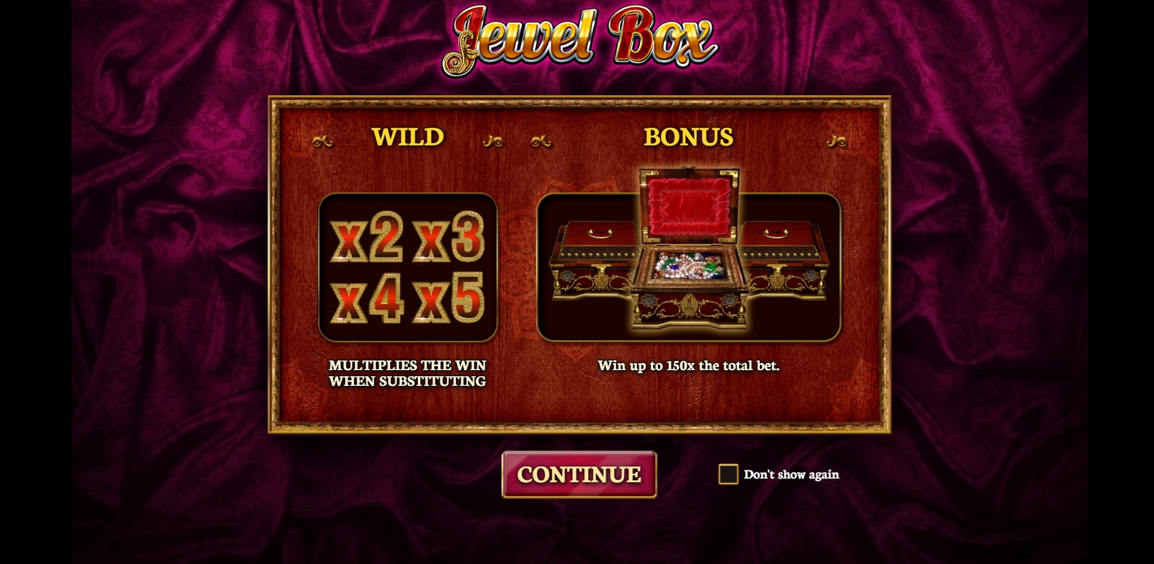 Play Jewel Box Free Casino Slot Game by Playn GO