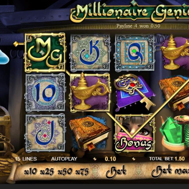 genie win spin free online slot