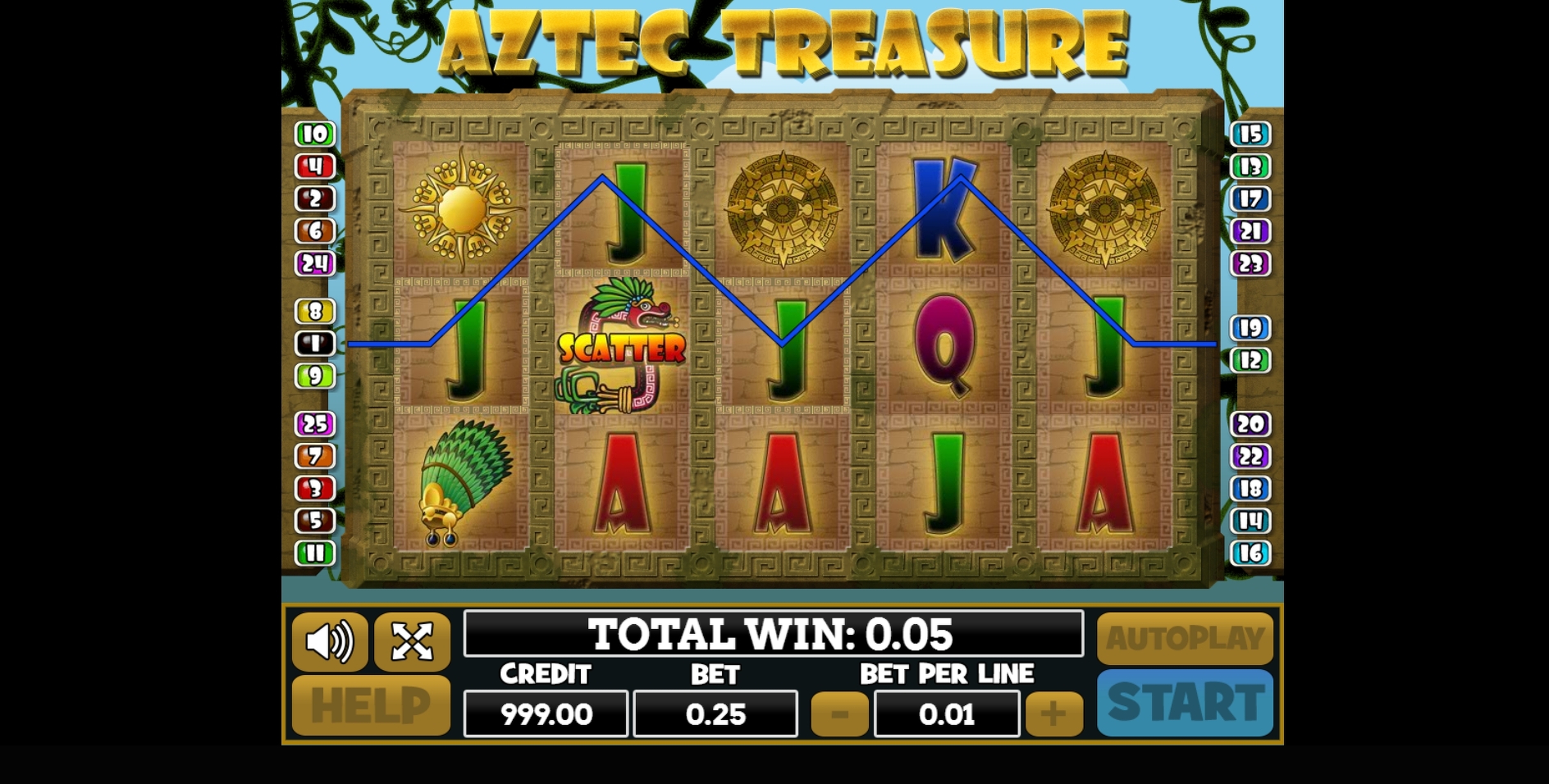 Win Money in Aztec Treasure Free Slot Game by PlayPearls